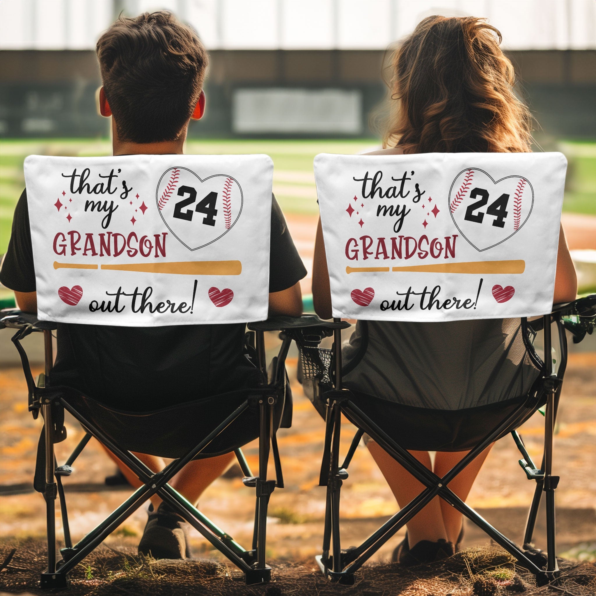 That'S My Boy Out There! - Personalized Camping Chair Cover