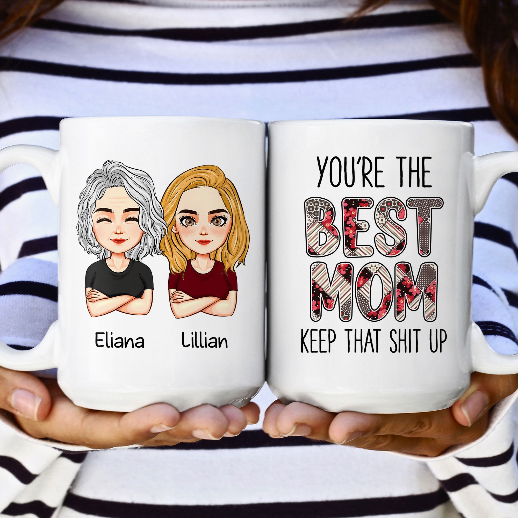 The Best Mom - Personalized Mug