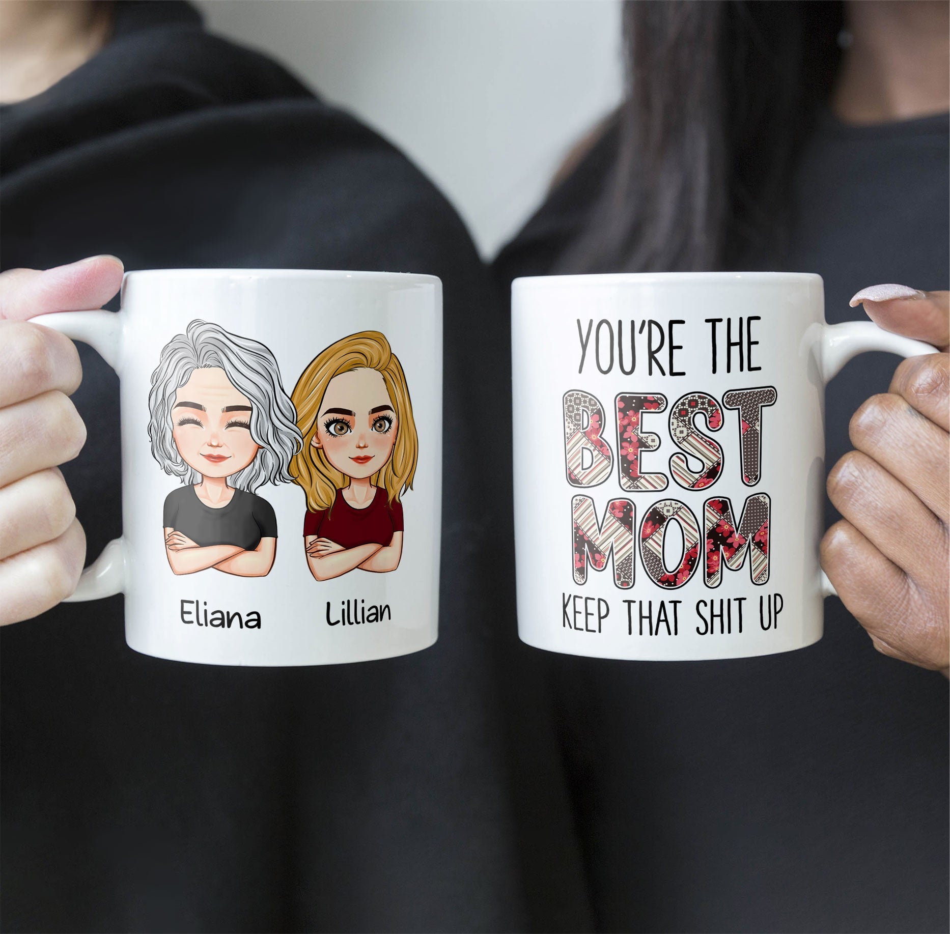 The Best Mom - Personalized Mug