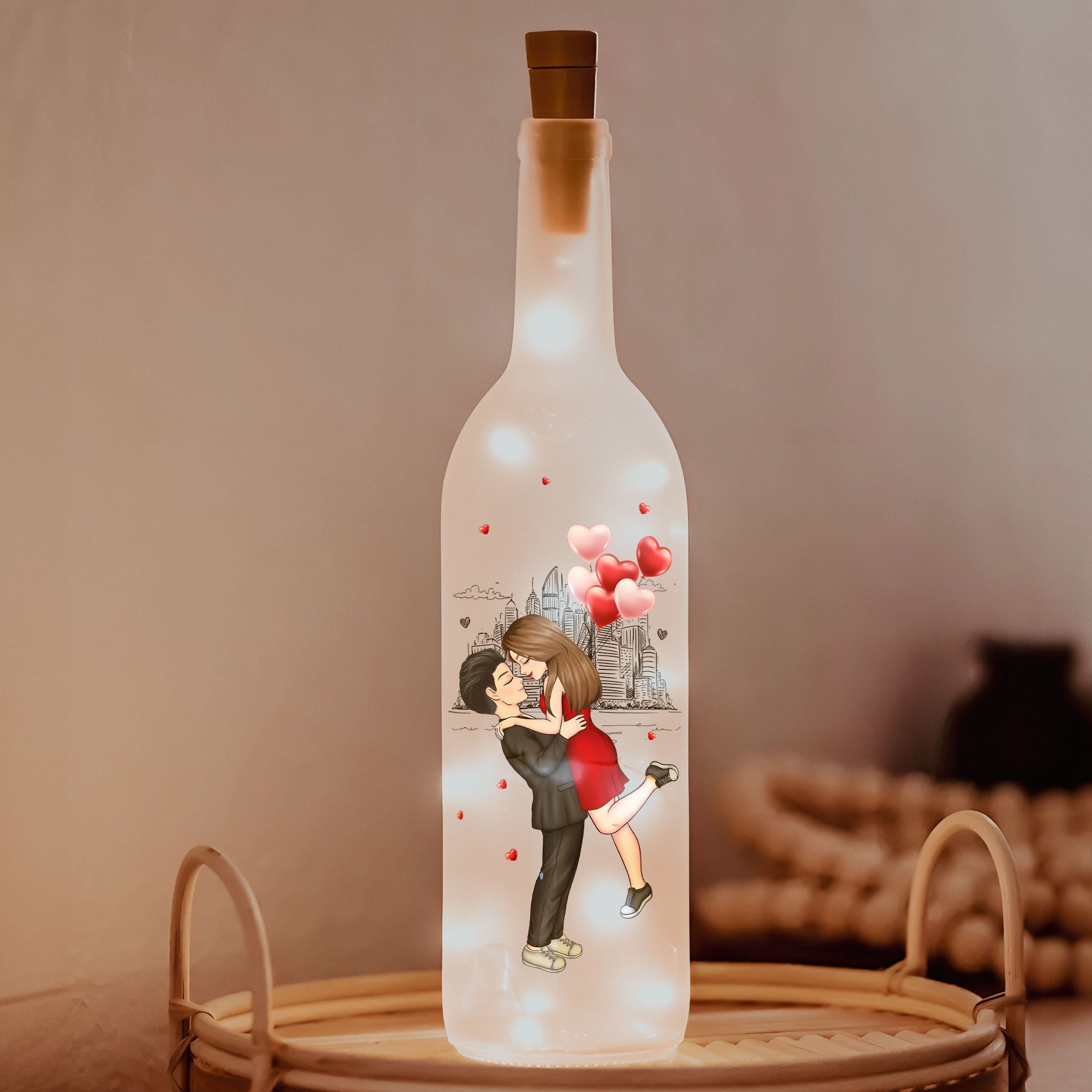 The Best Thing That Ever Happened To Me - Personalized Bottle Lamp