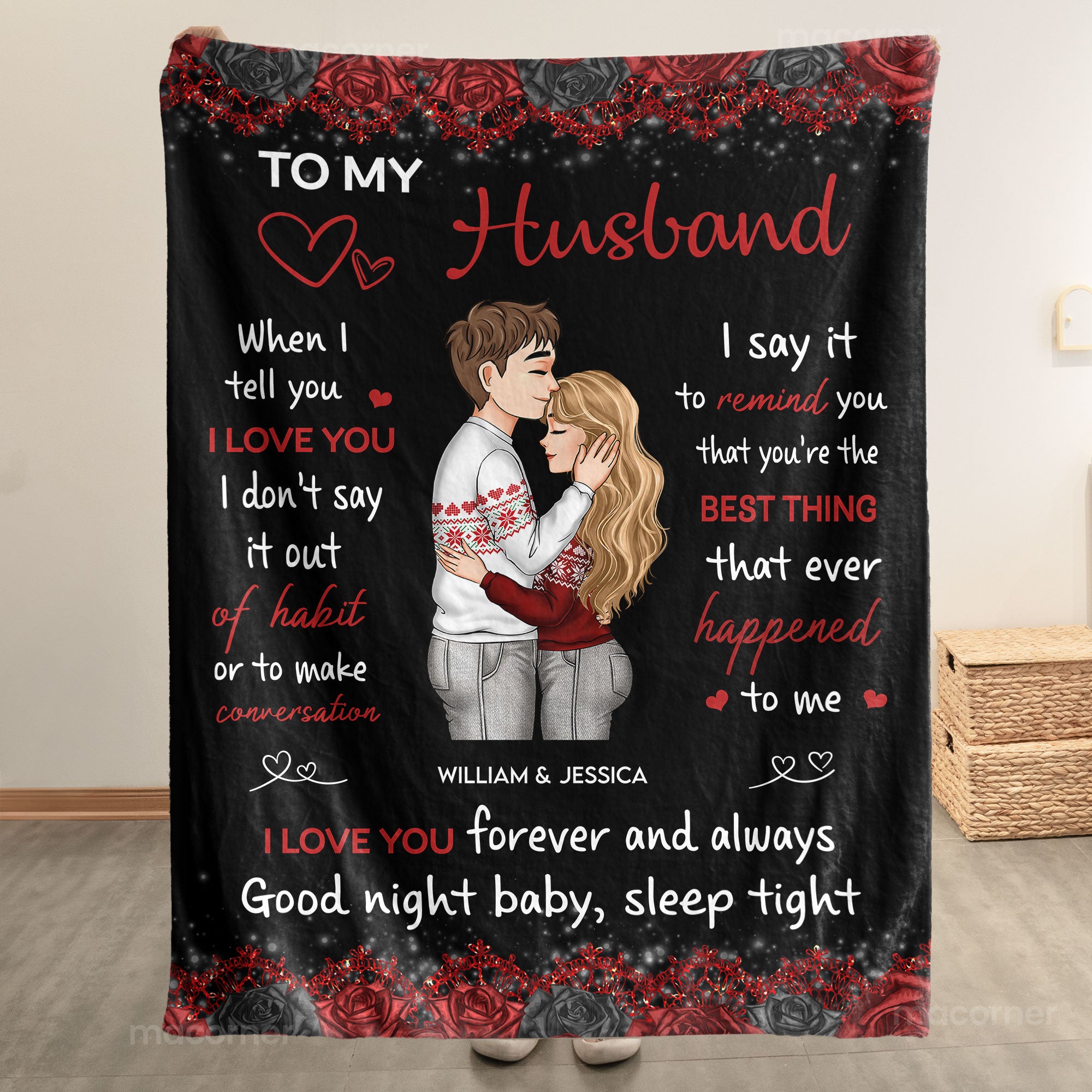 The Best Thing That Happened To Me - Personalized Blanket