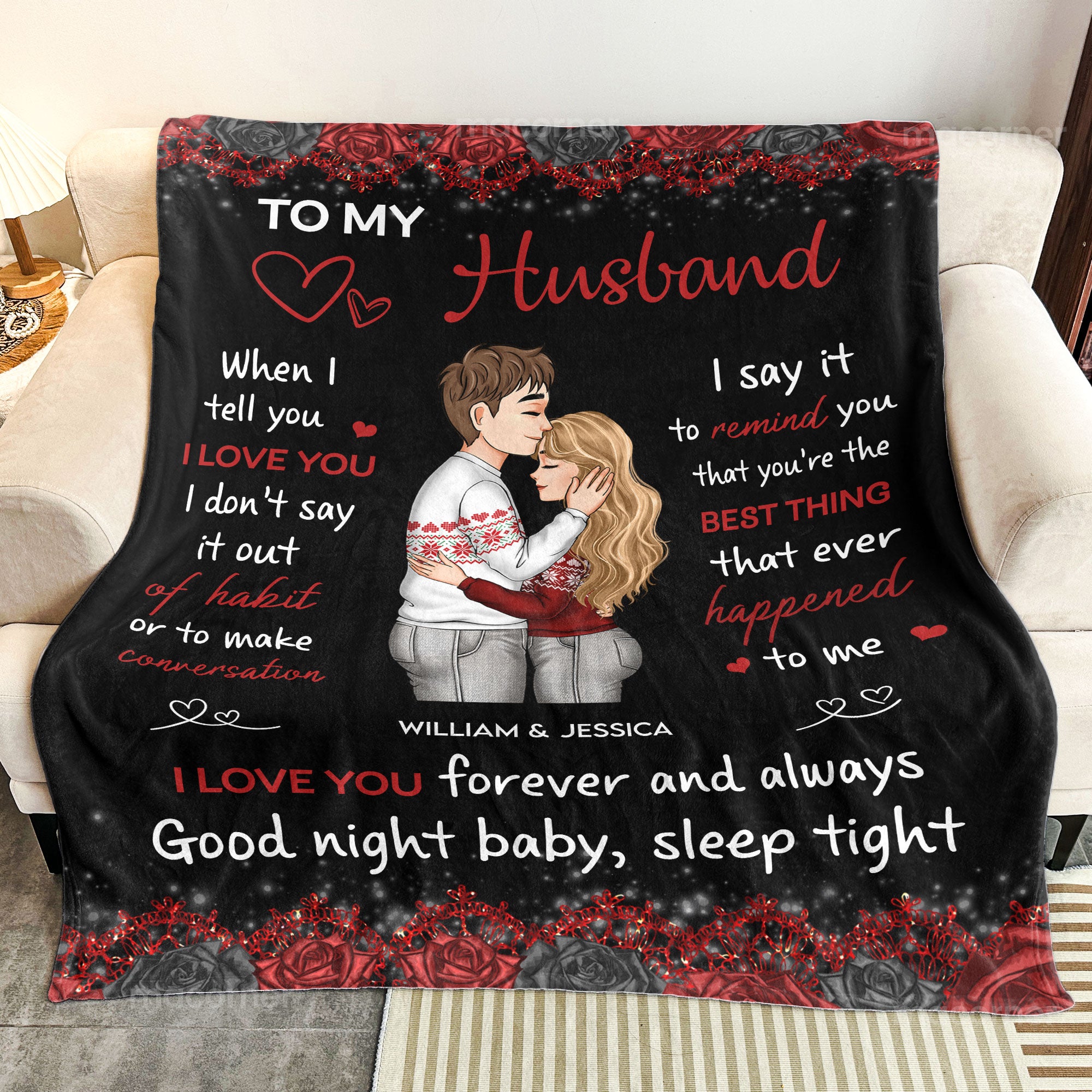 The Best Thing That Happened To Me - Personalized Blanket