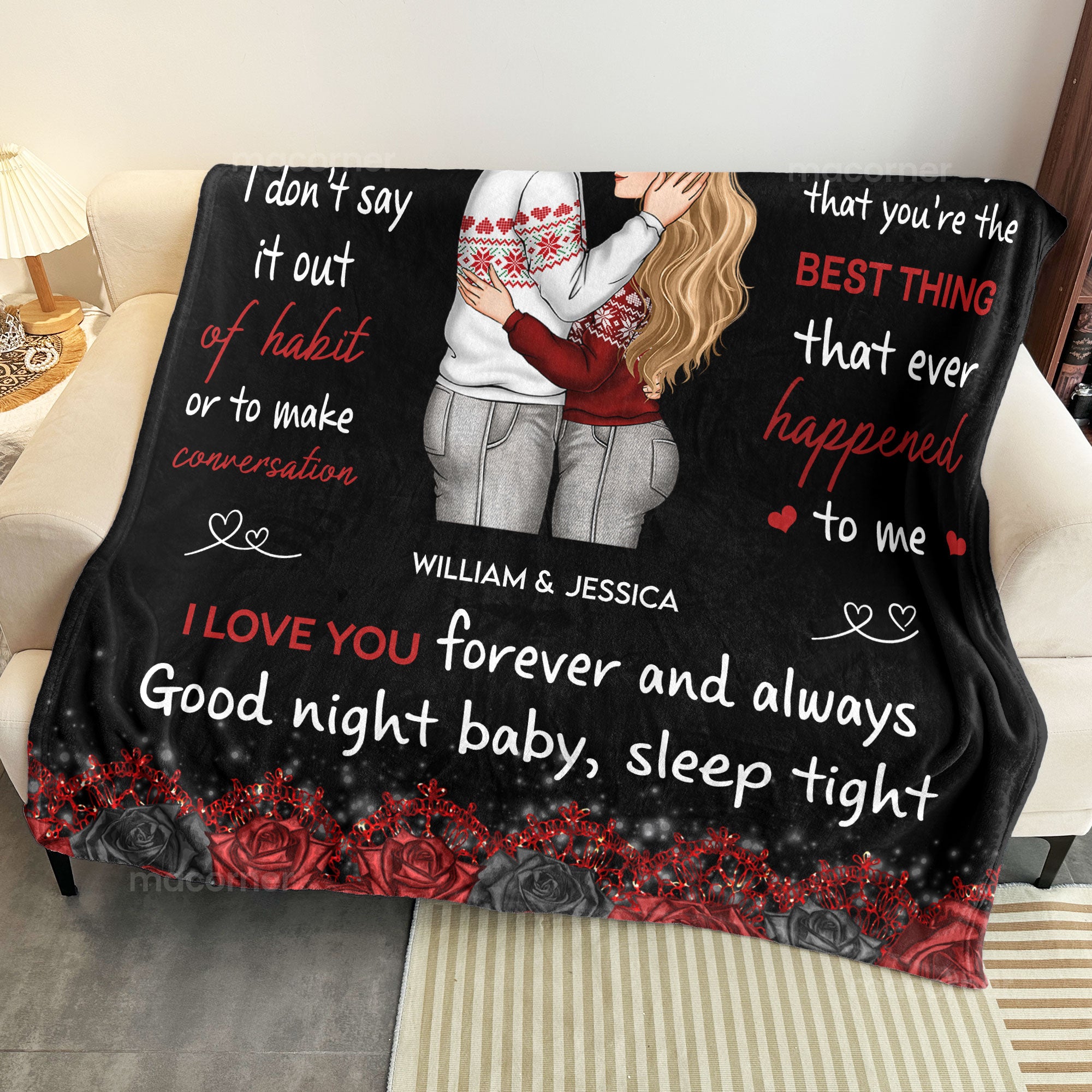 The Best Thing That Happened To Me - Personalized Blanket