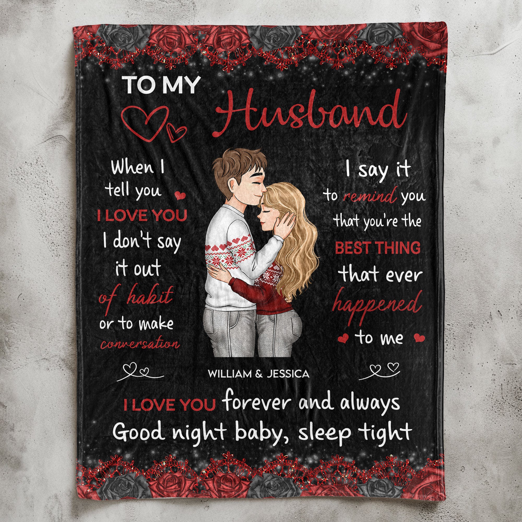 The Best Thing That Happened To Me - Personalized Blanket