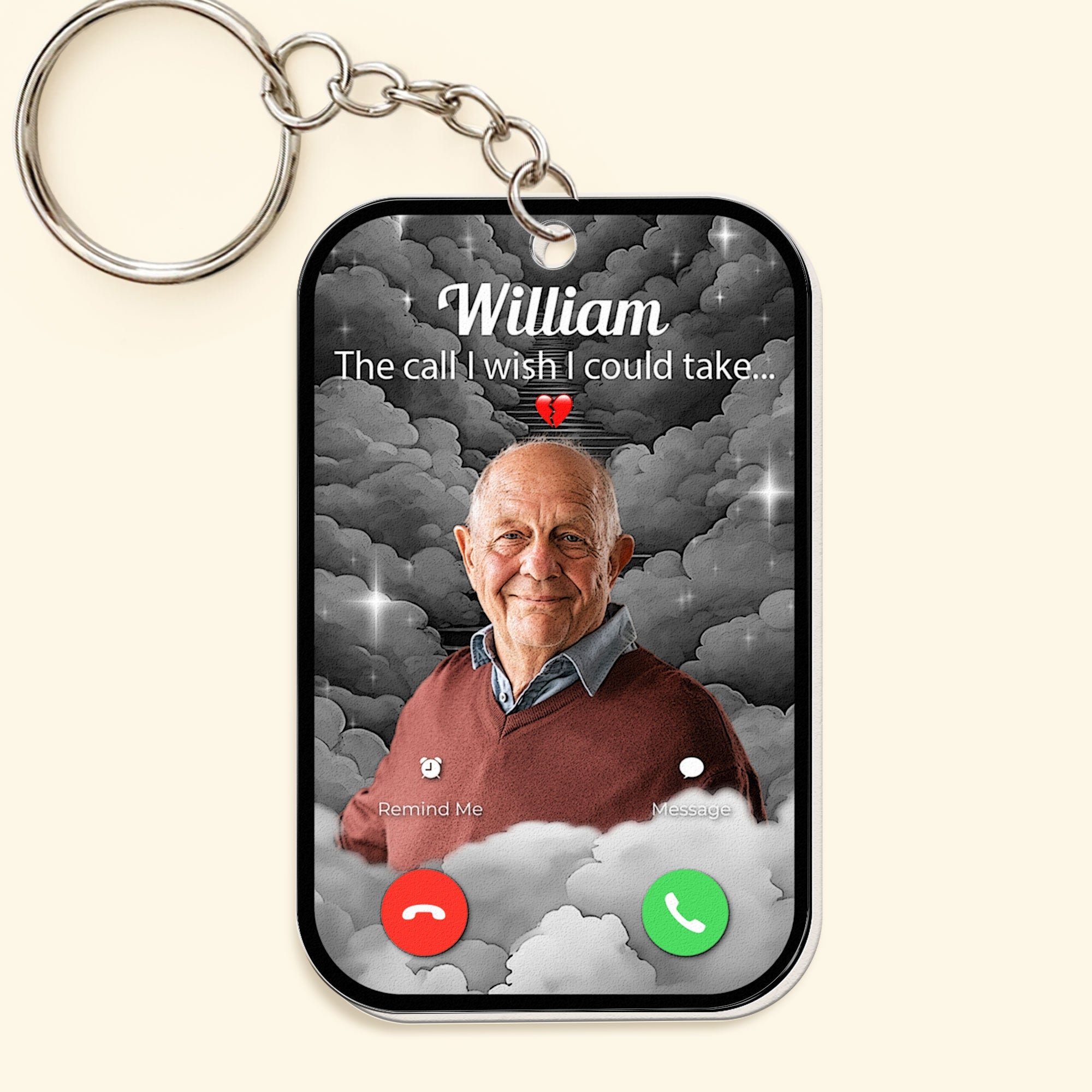 The Call I Wish I Could Take - Personalized Acrylic Photo Keychain