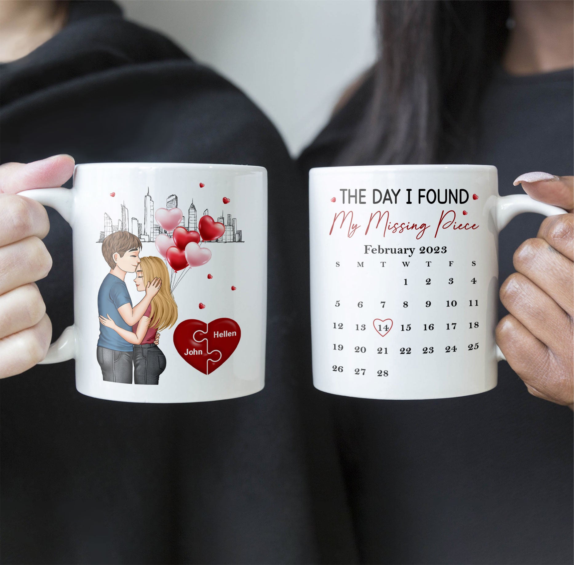 The Day I Found The Missing Piece - Personalized Mug