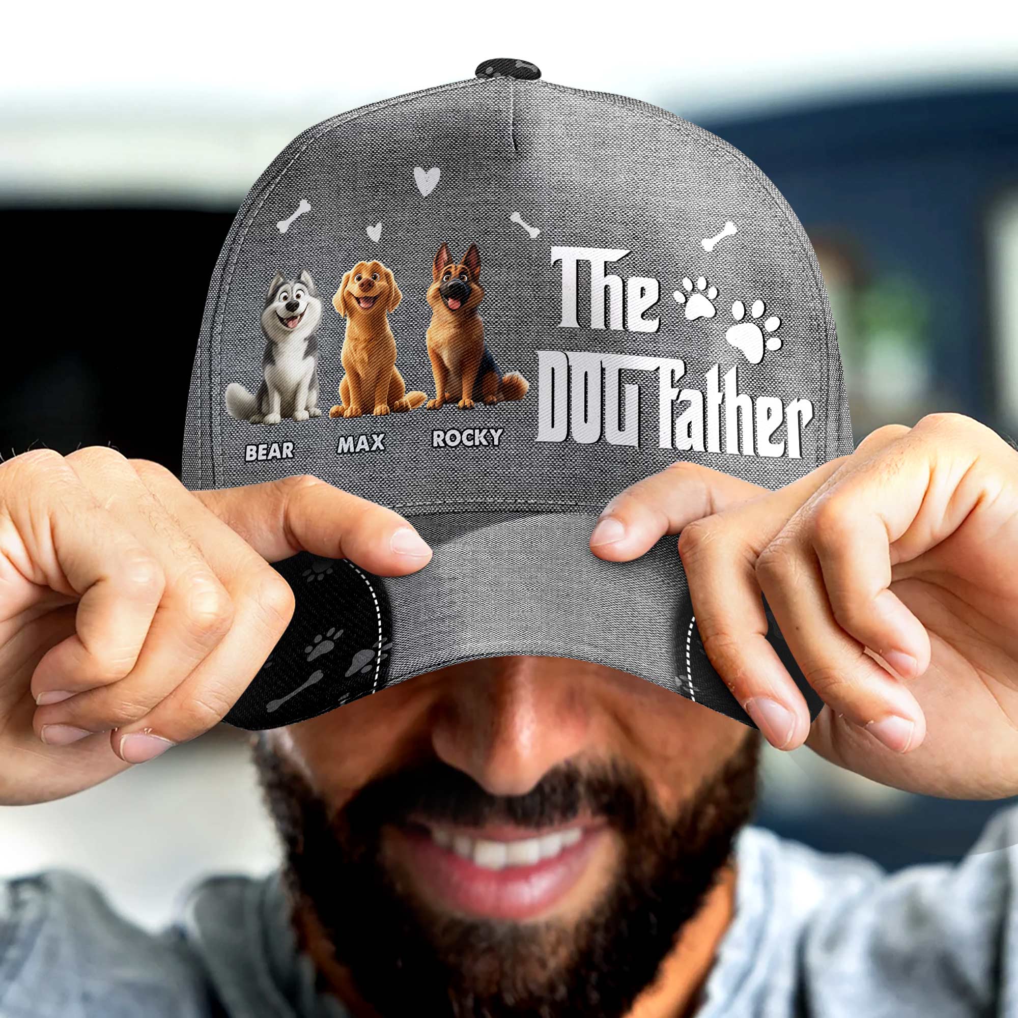 The Dogfather - Personalized Classic Cap