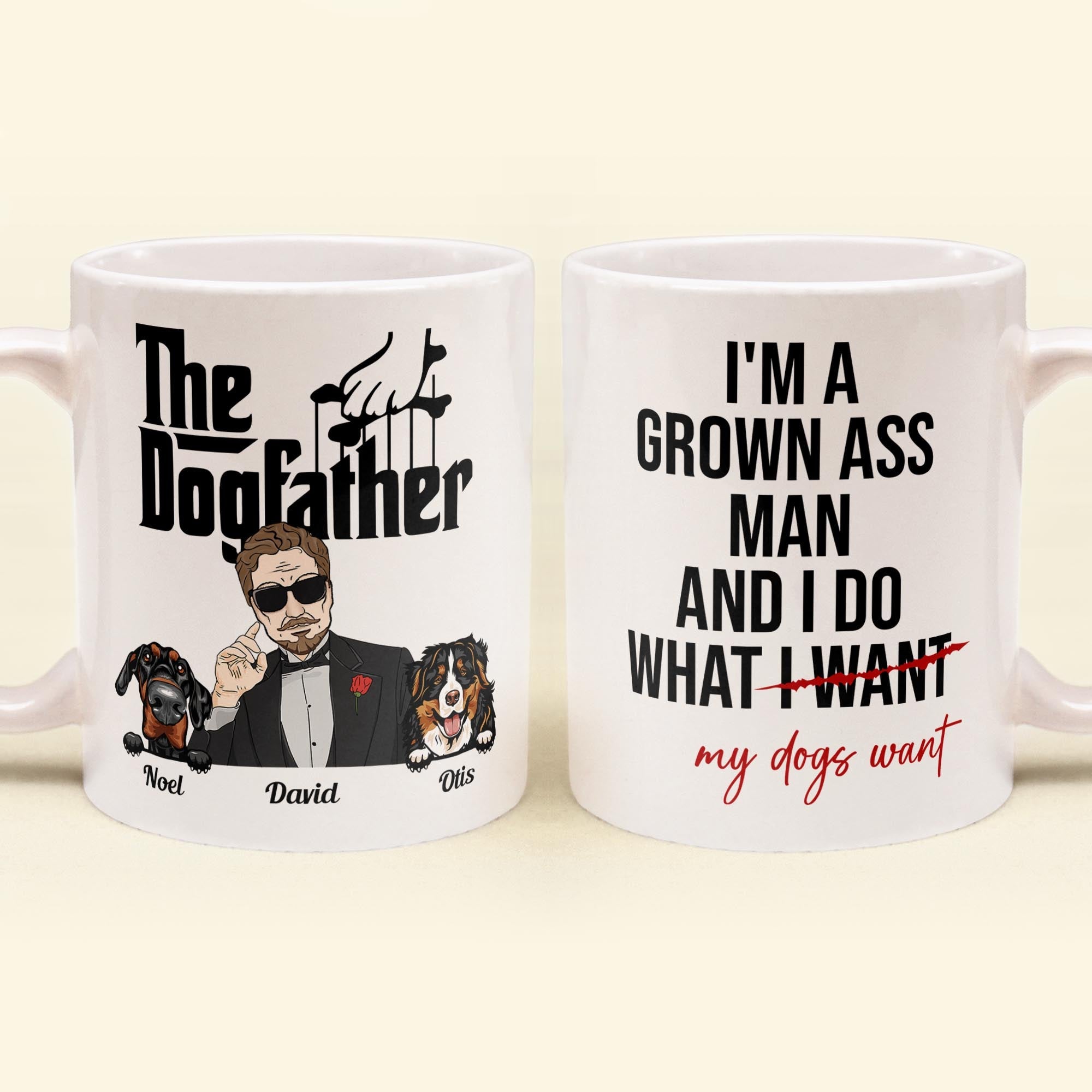 The Dogfather - Personalized Mug