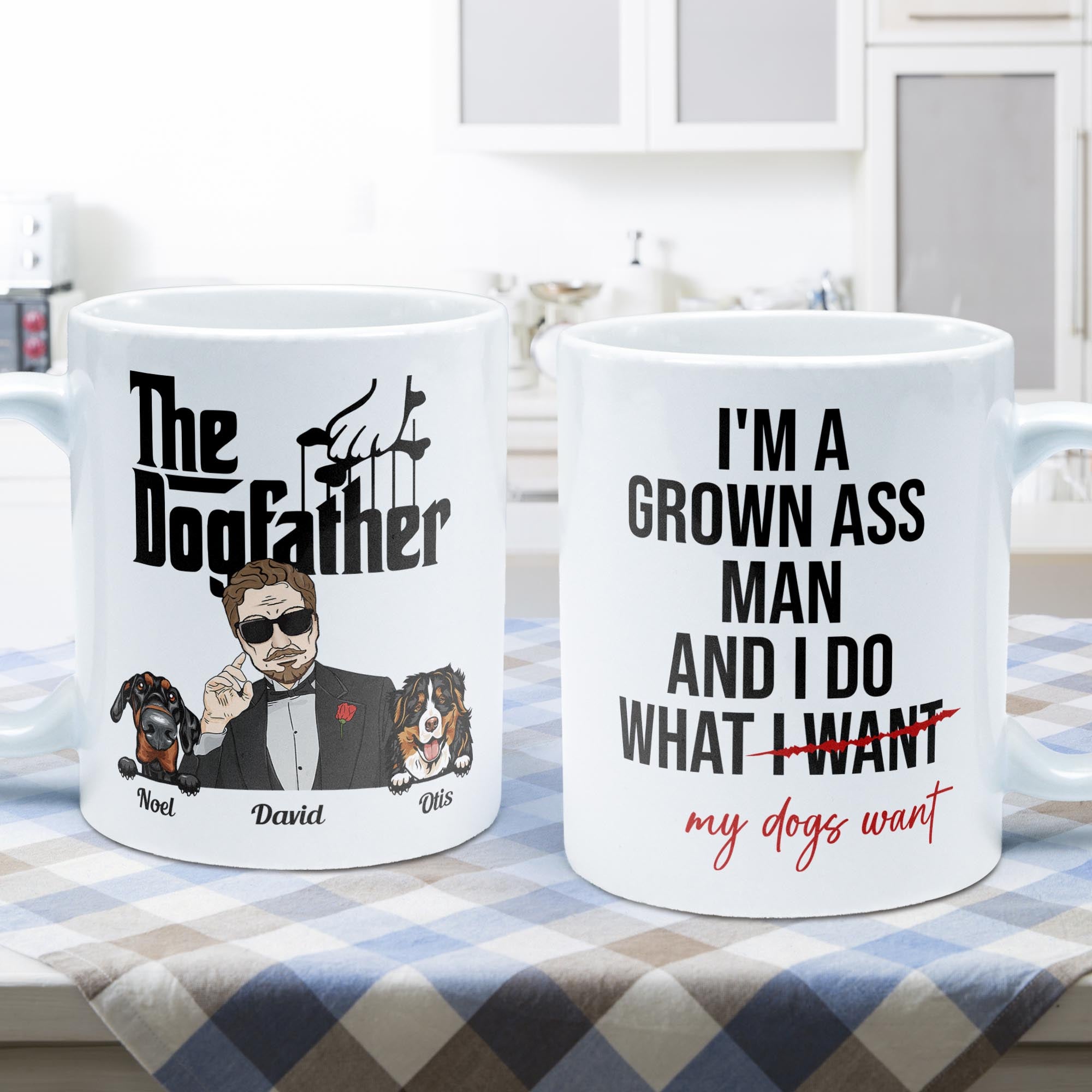 The Dogfather - Personalized Mug