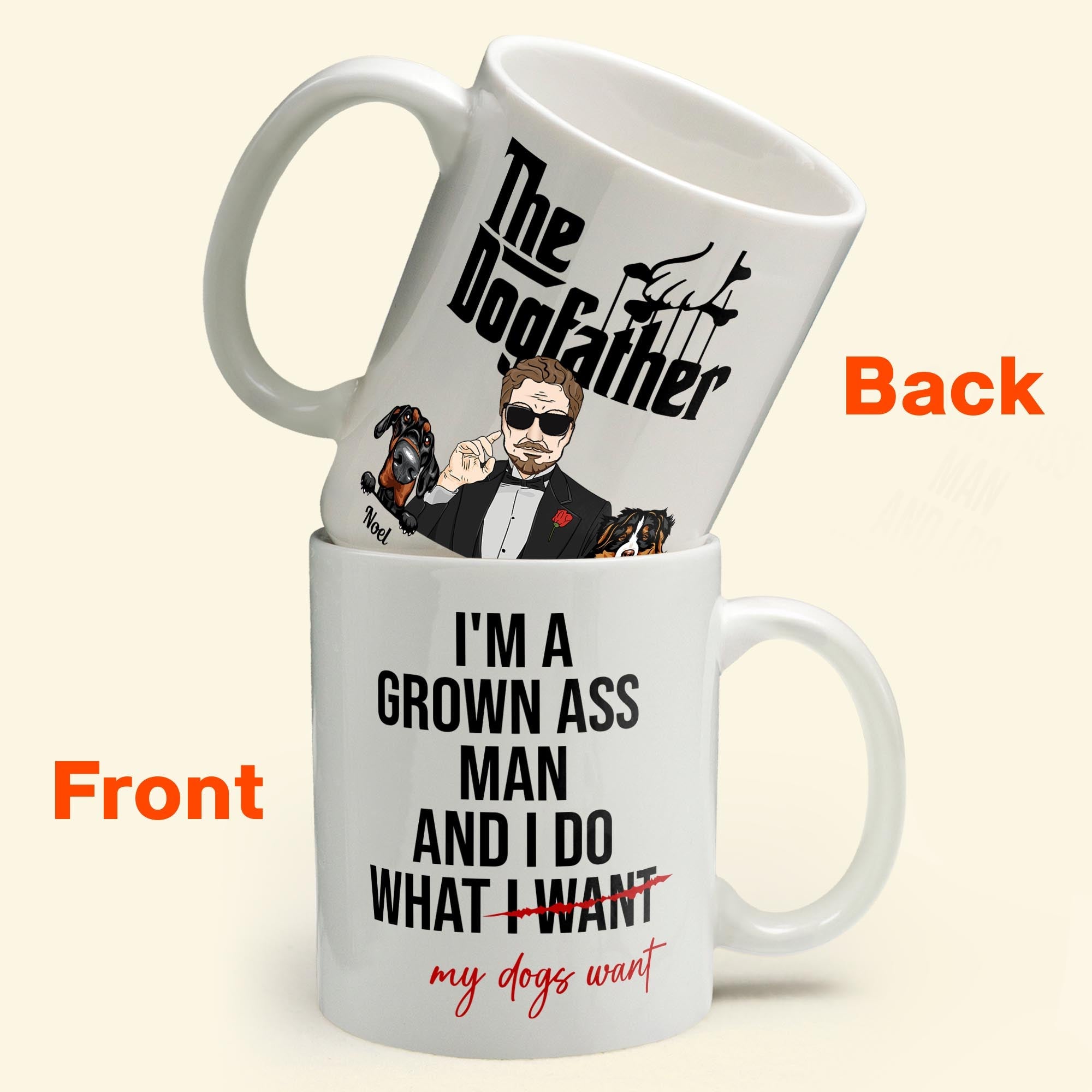 The Dogfather - Personalized Mug