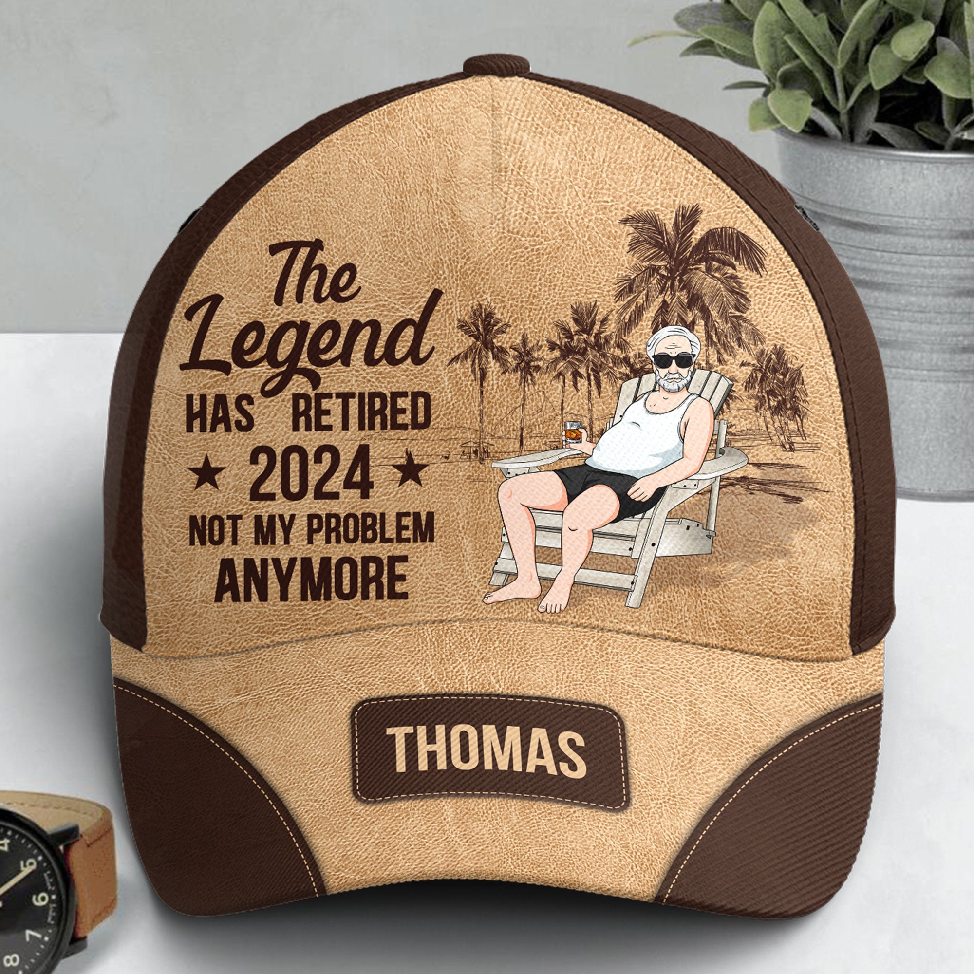 The Legend Has Retired - Personalized Classic Cap