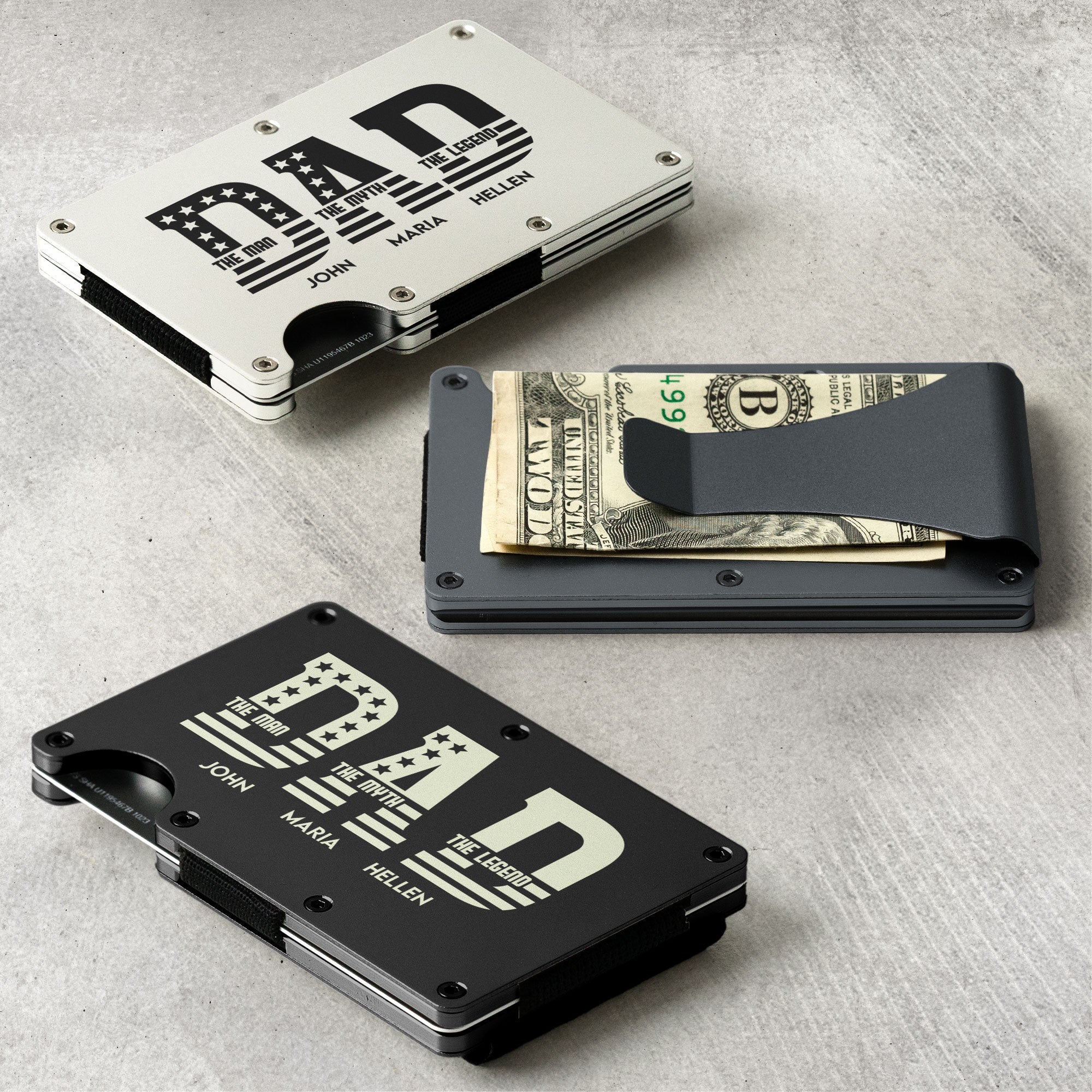 The Man The Myth The Legend - Personalized Metal Card Holder