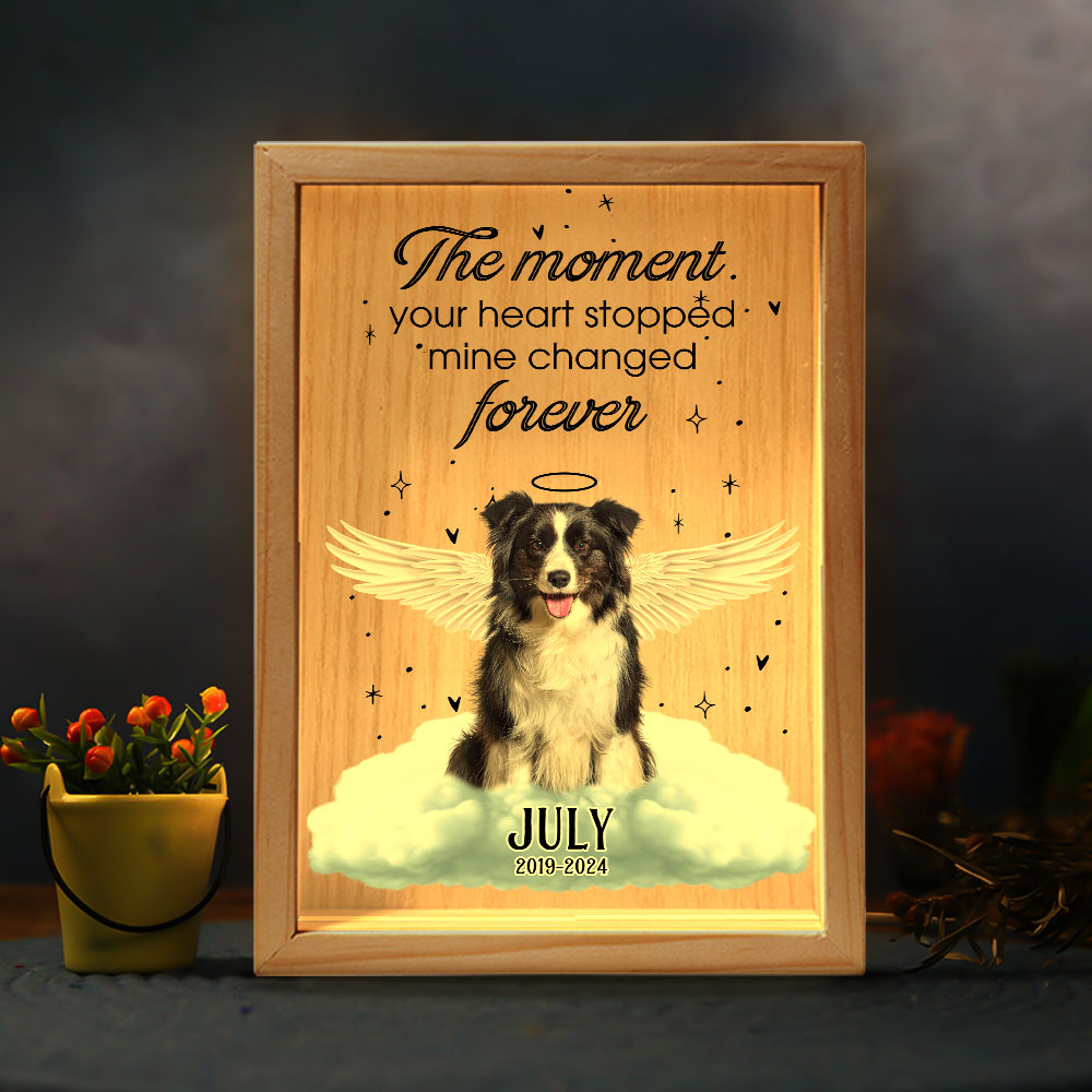 The Moment Your Heart Stopped - Personalized Photo Frame Light Box