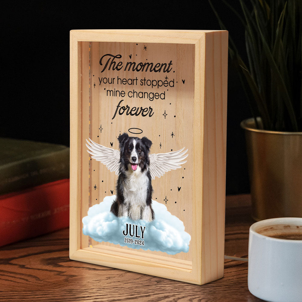 The Moment Your Heart Stopped - Personalized Photo Frame Light Box