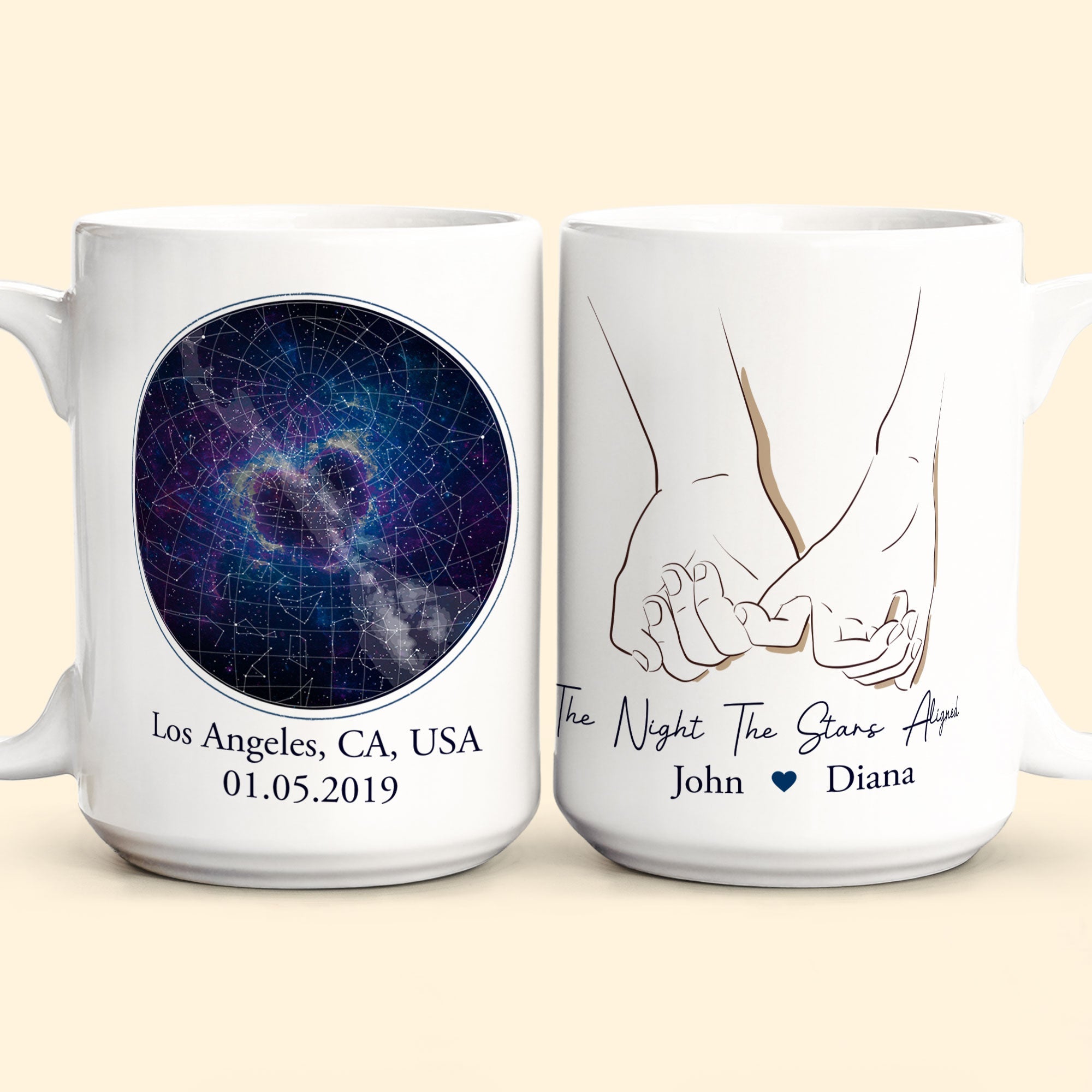 The Night The Stars Aligned - Personalized Mug