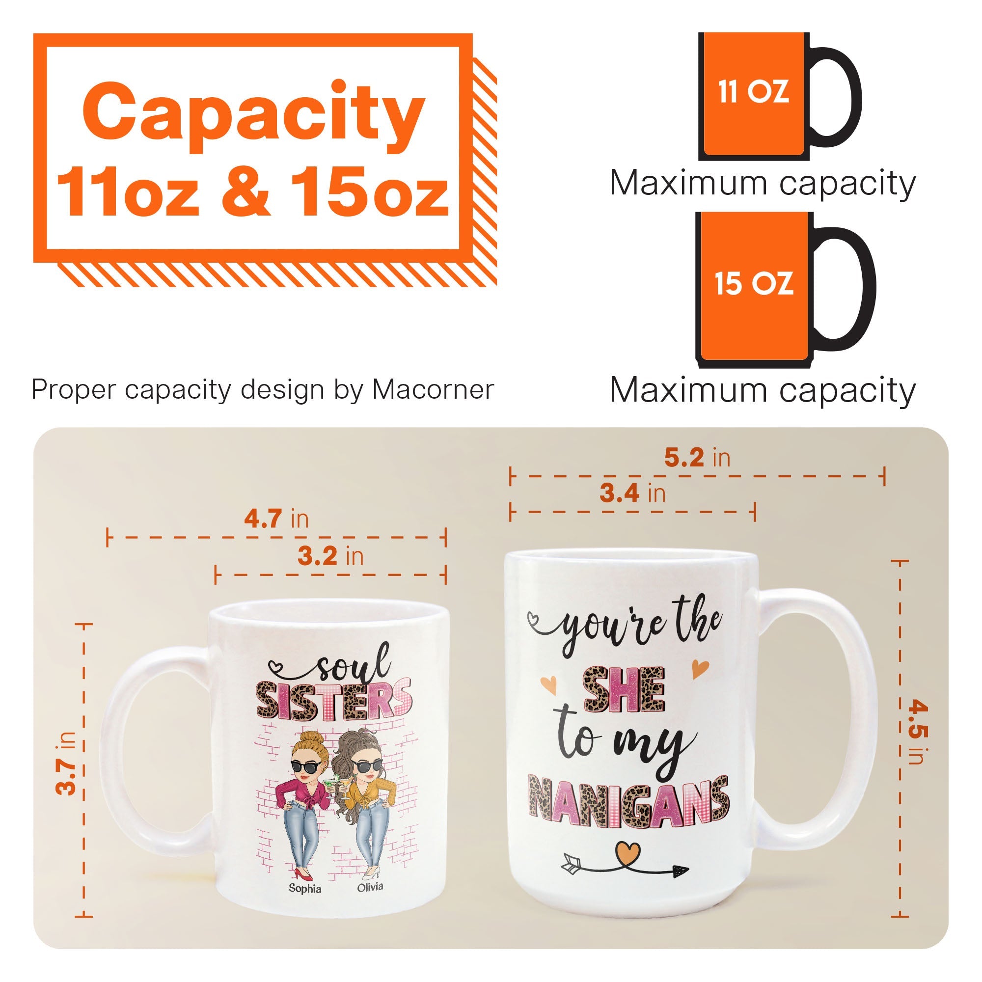 The She To My Nanigans - Personalized Mug