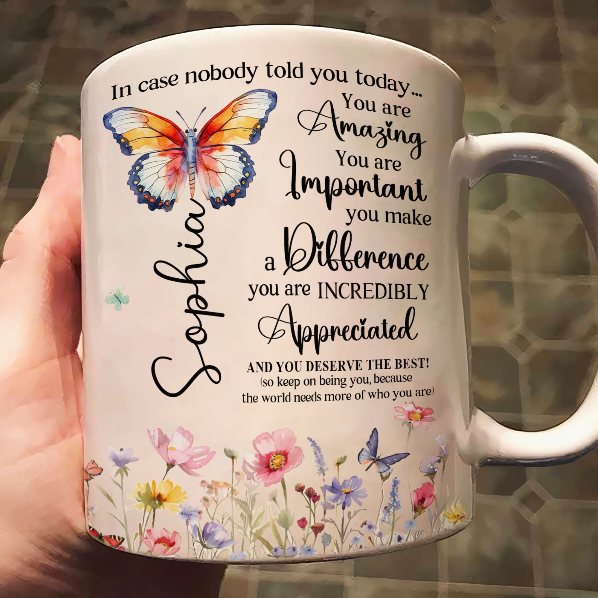 The World Needs More Of Who You Are - Personalized Mug