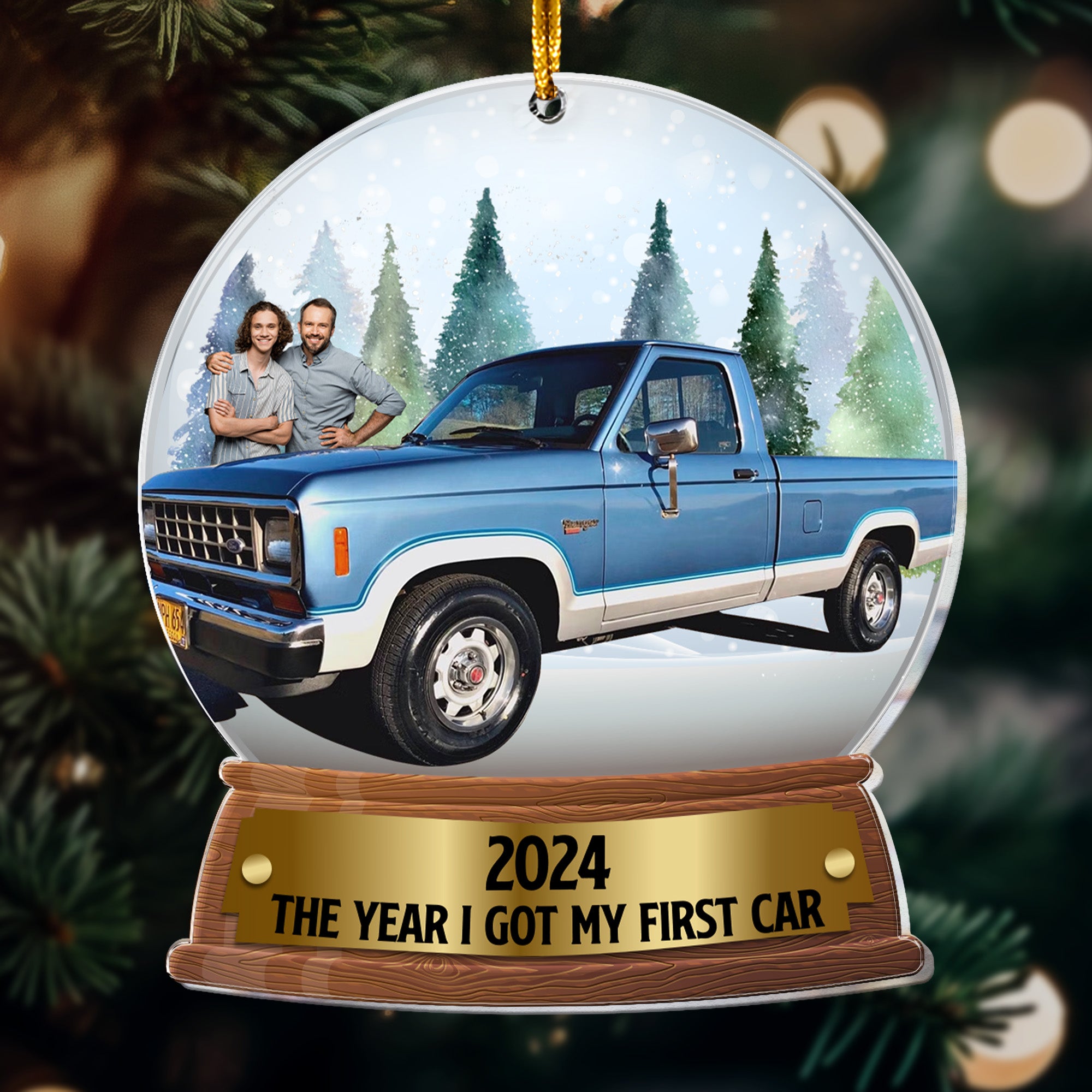 The Year I Got My First Car - Personalized Acrylic Photo Ornament