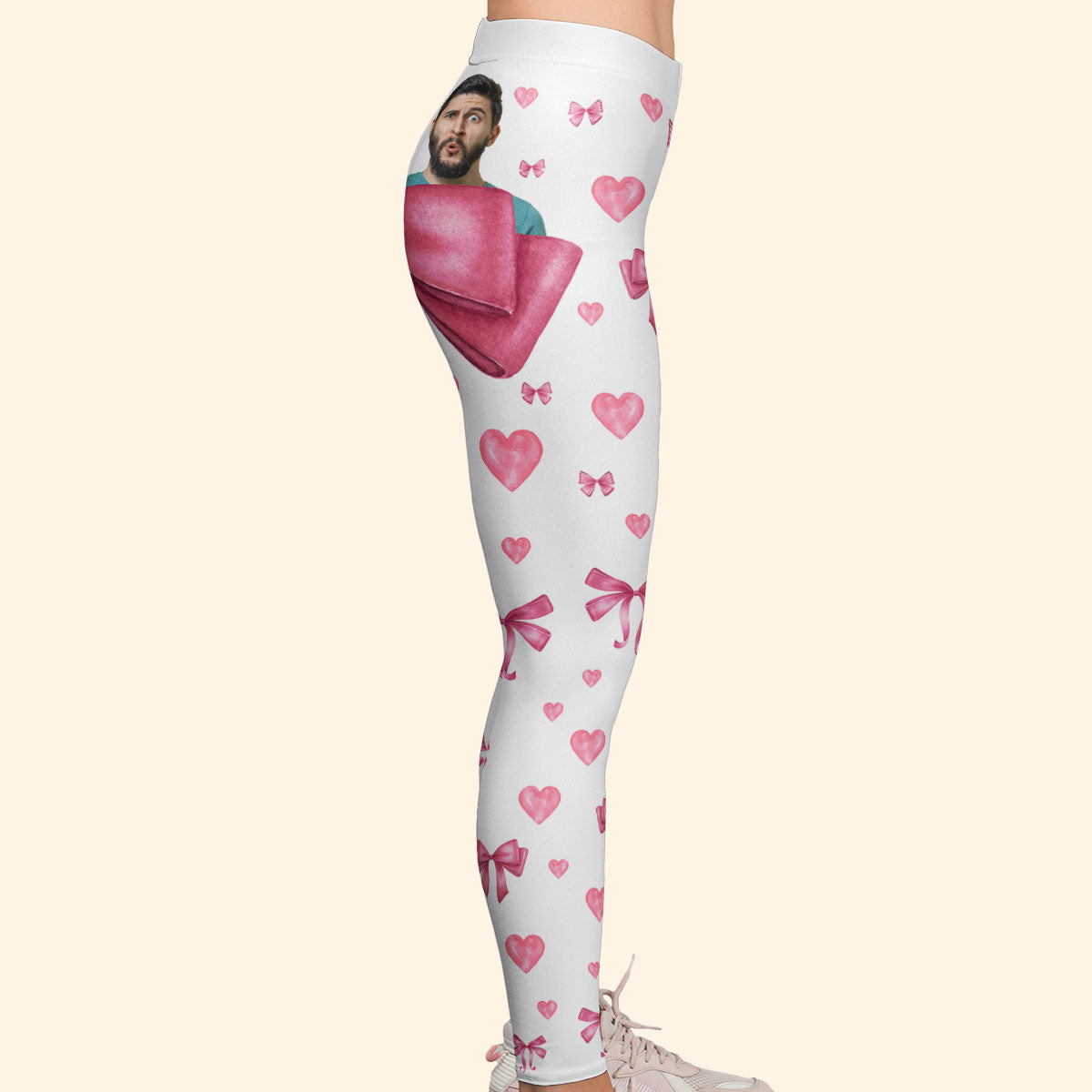 These Sweet Cheeks Belong To - Personalized Photo Leggings