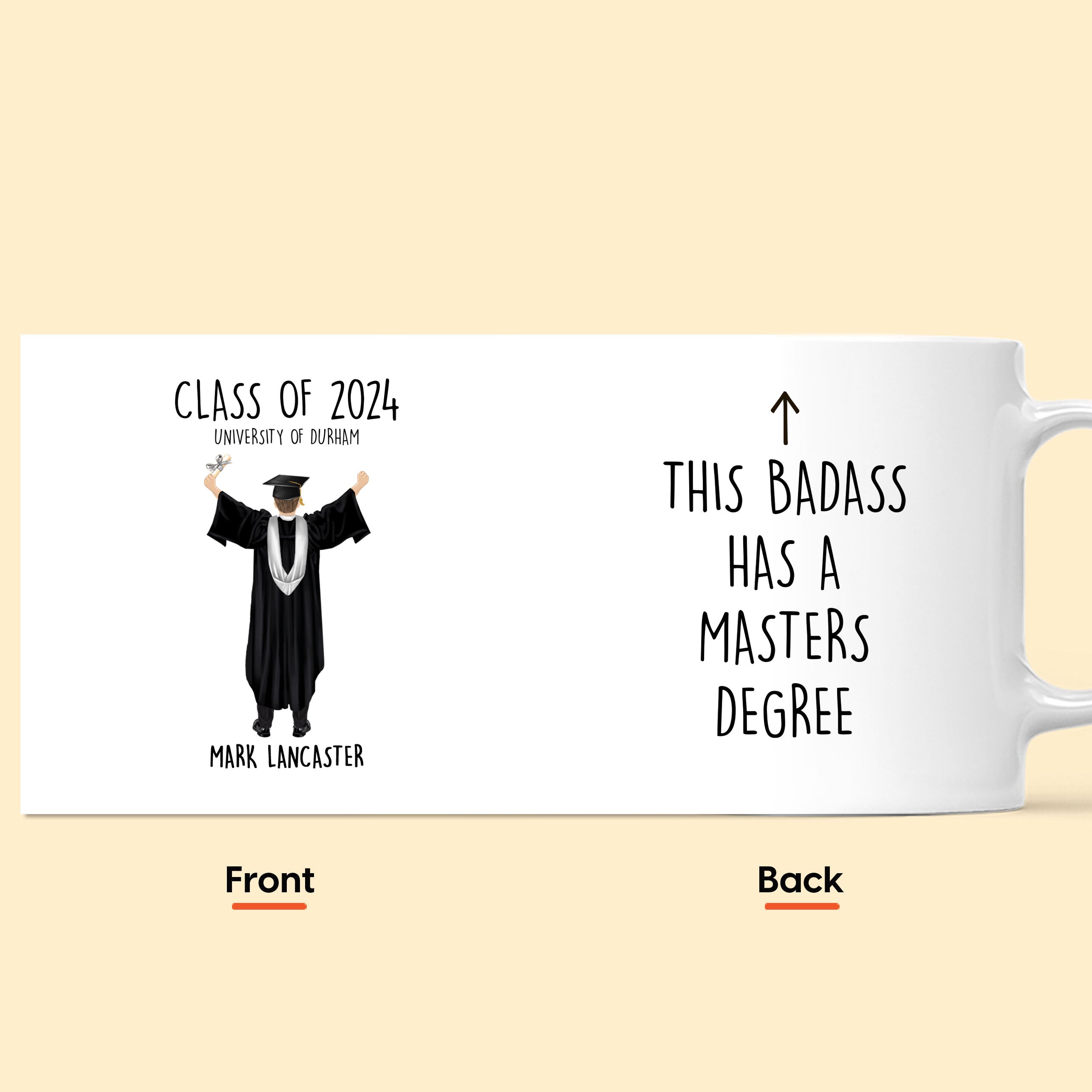 This Babass Has A Masters Degree - Personalized Mug