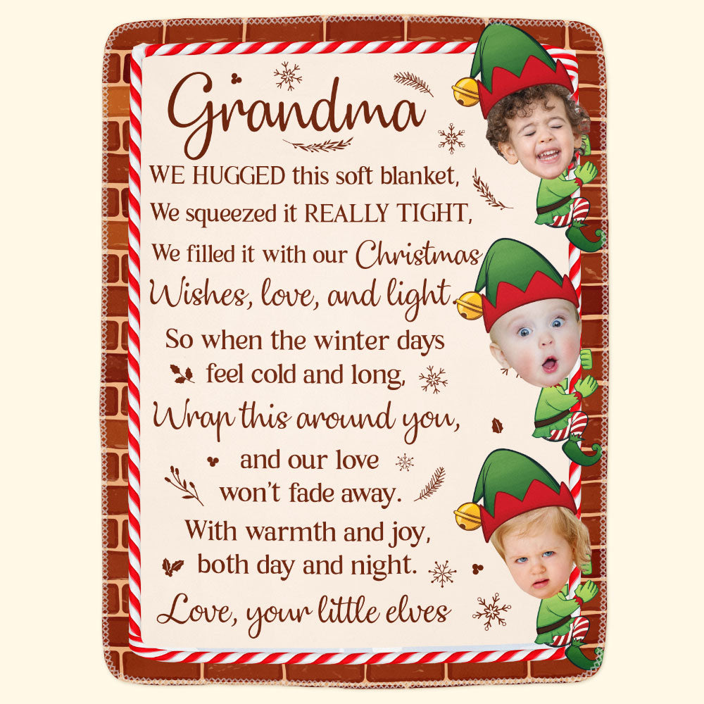 This Blanket Is Our Love For Grandma - Personalized Blanket