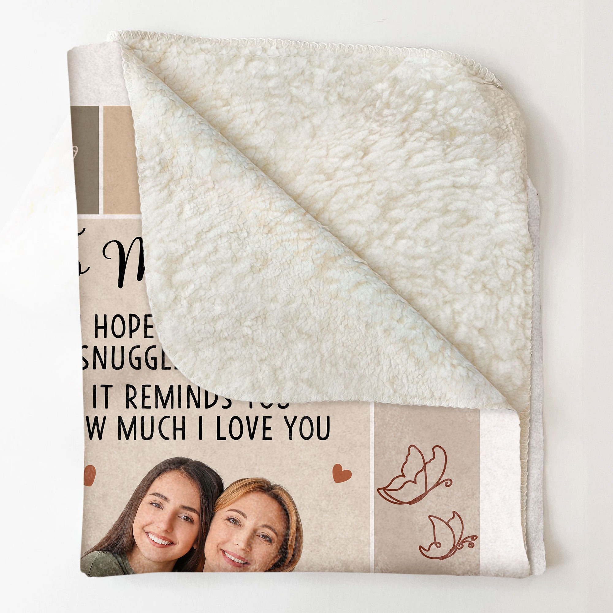 This Blanket Reminds I Love You - Personalized Photo Blanket