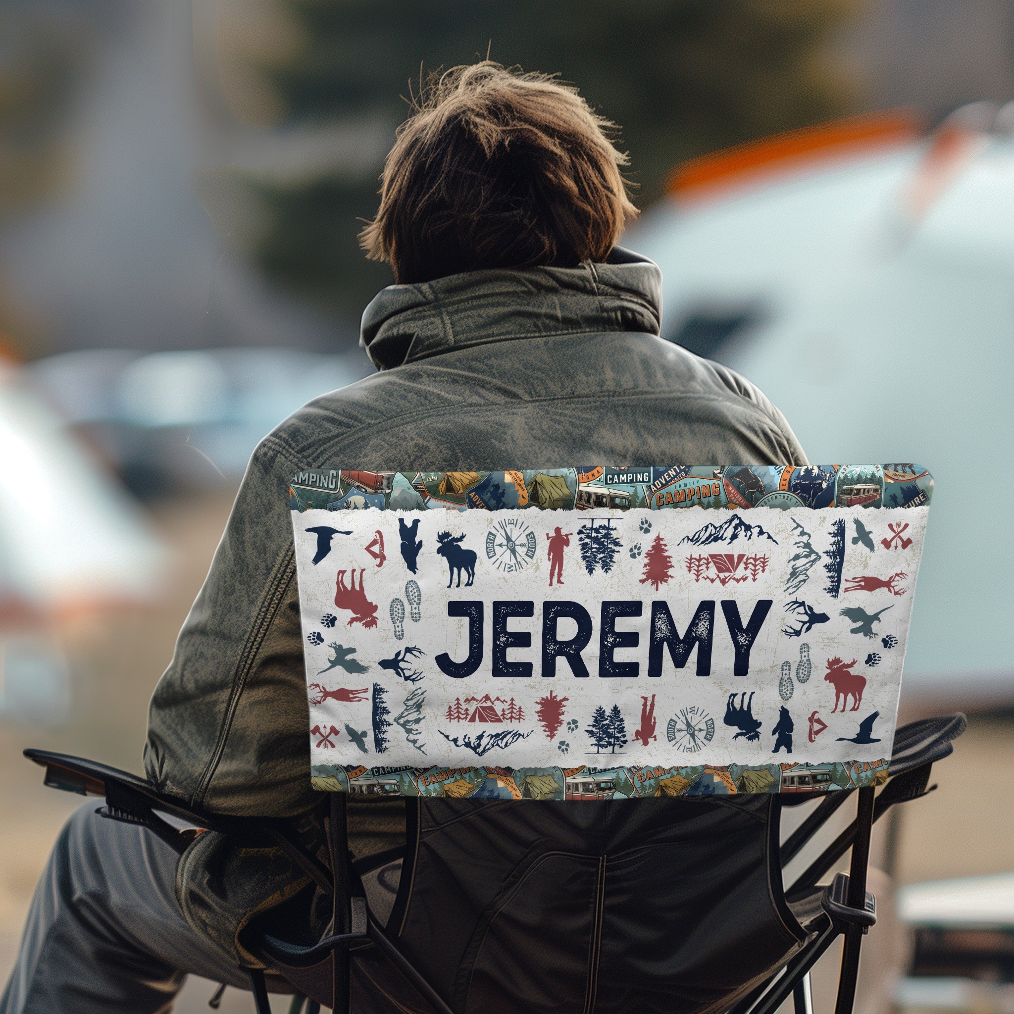 This Is My Camping Chair - Personalized Folding Chair Cover