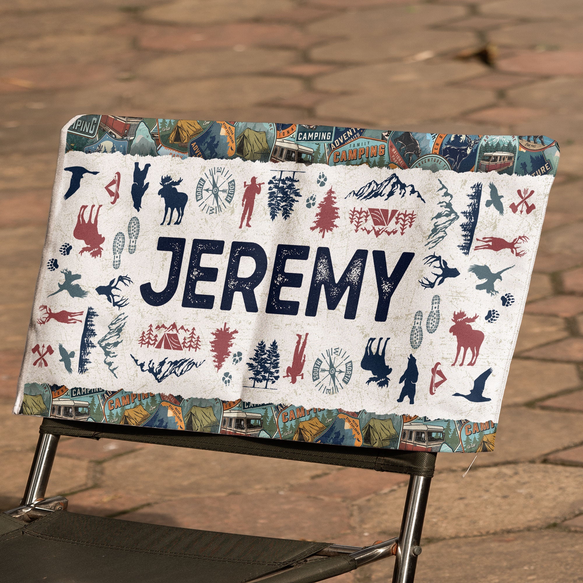 This Is My Camping Chair - Personalized Folding Chair Cover