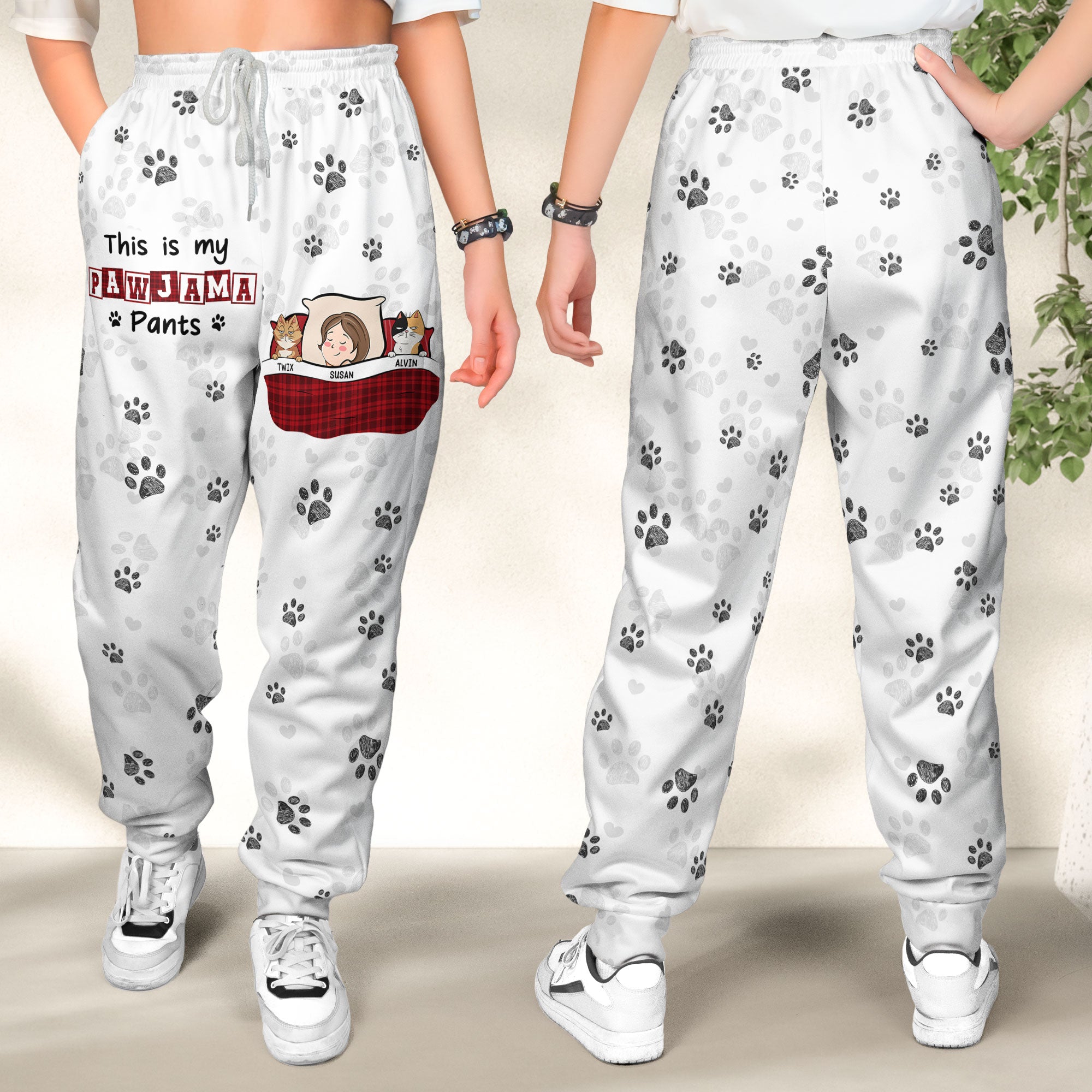 This Is My Pawjama Pants - Personalized Sweatpants