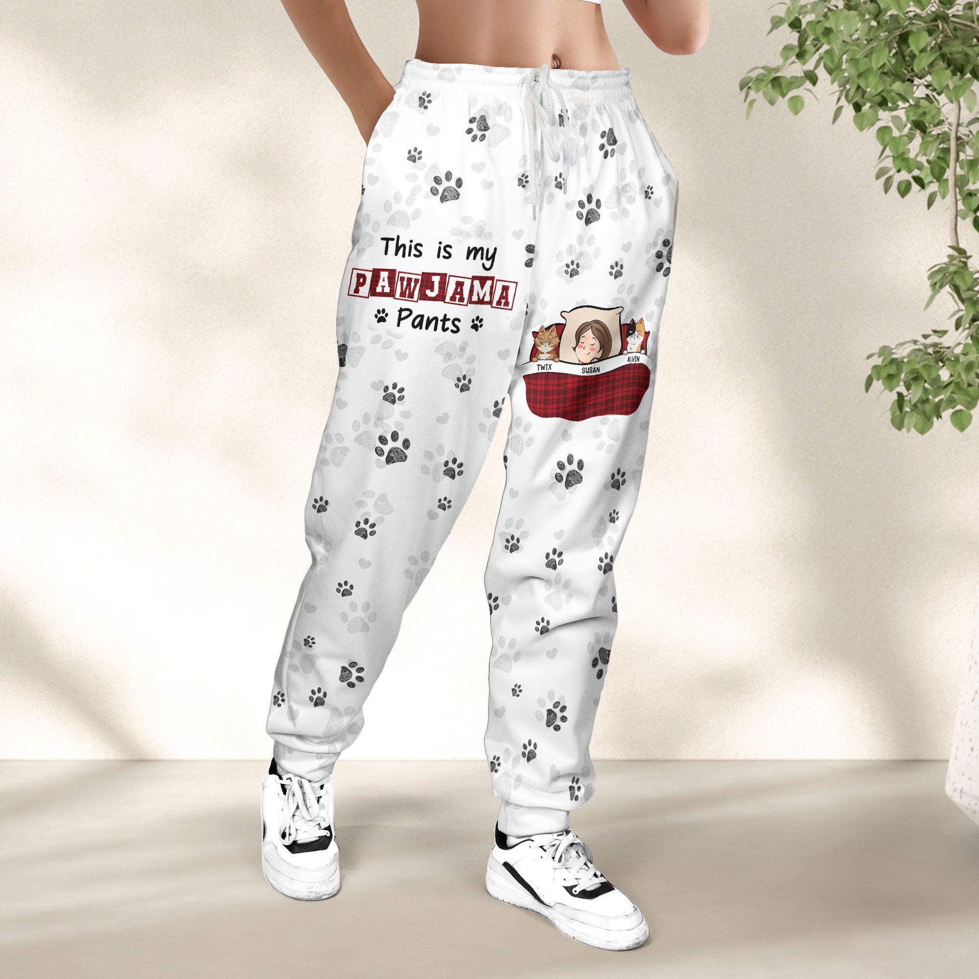 This Is My Pawjama Pants - Personalized Sweatpants