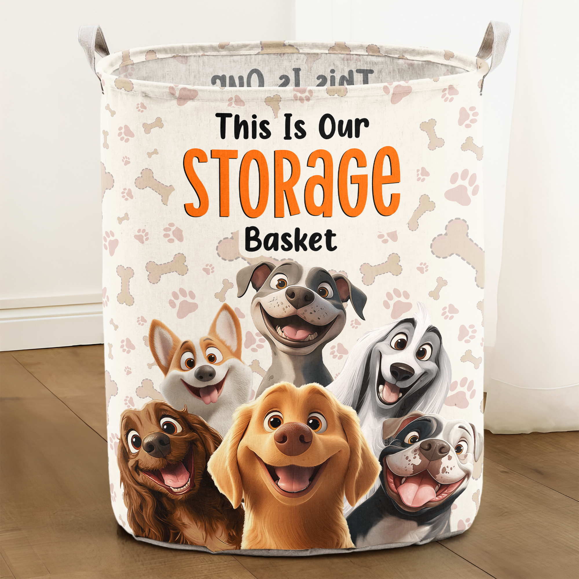 This Is My Storage Basket Dog Lovers - Personalized Laundry Storage Basket