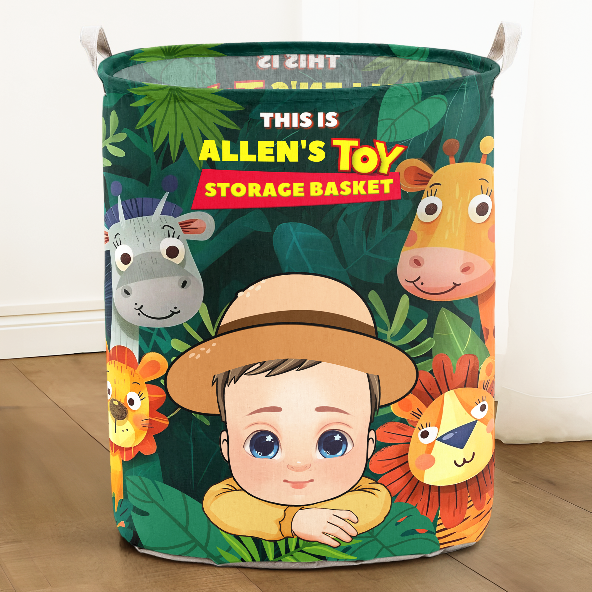 This Is My Toy Storage Basket - Personalized Laundry Storage Basket