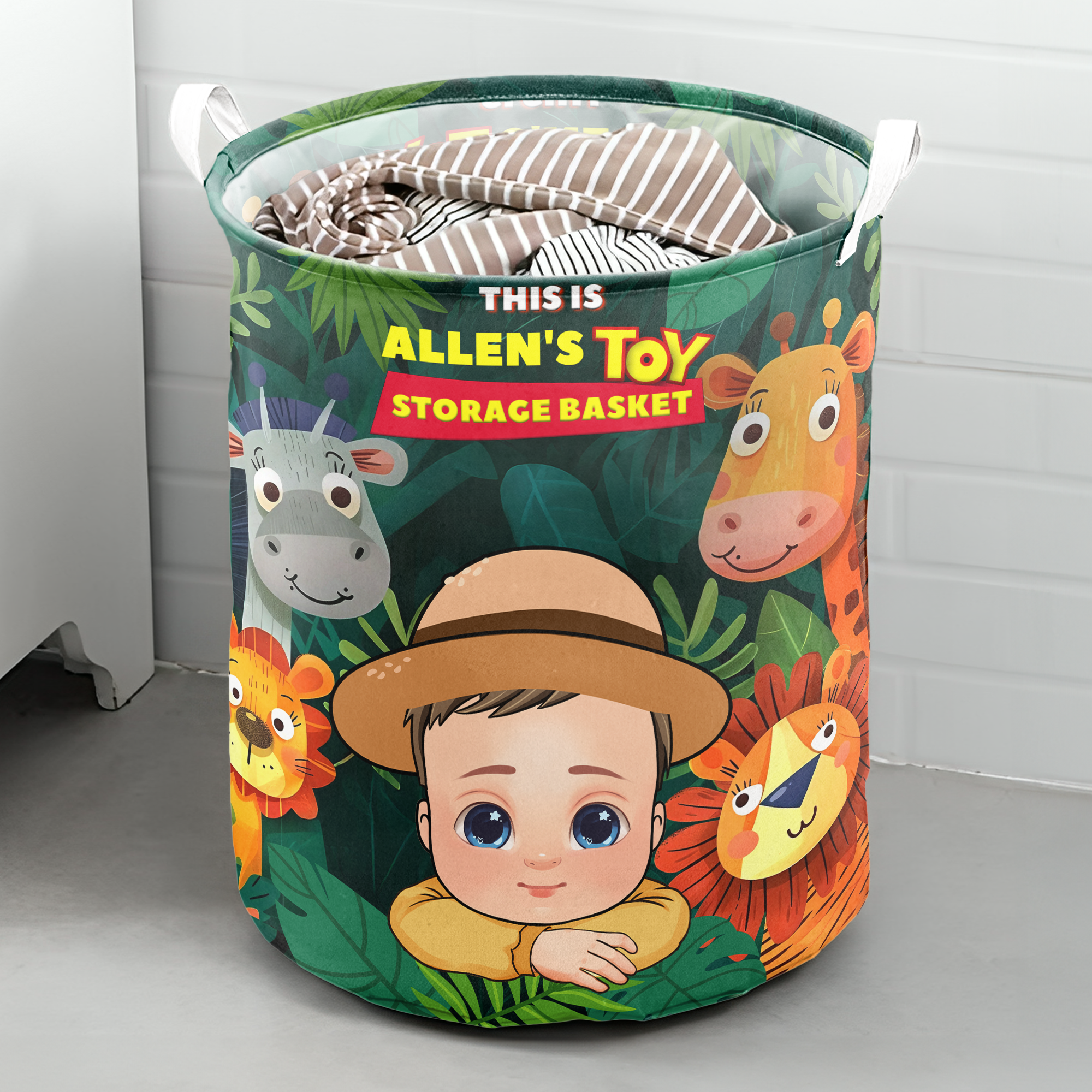 This Is My Toy Storage Basket - Personalized Laundry Storage Basket