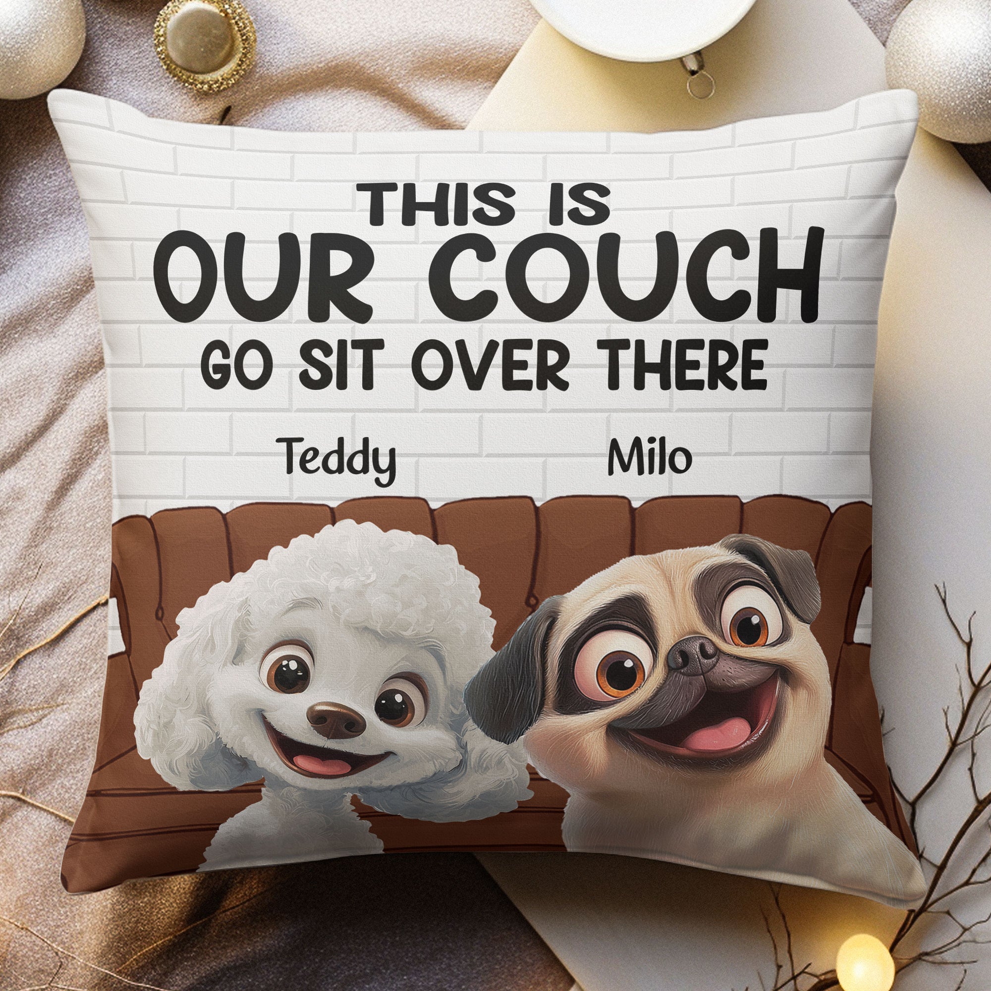 This Is Our Couch - New Cartoon Pet - Personalized Pillow (Insert Included)