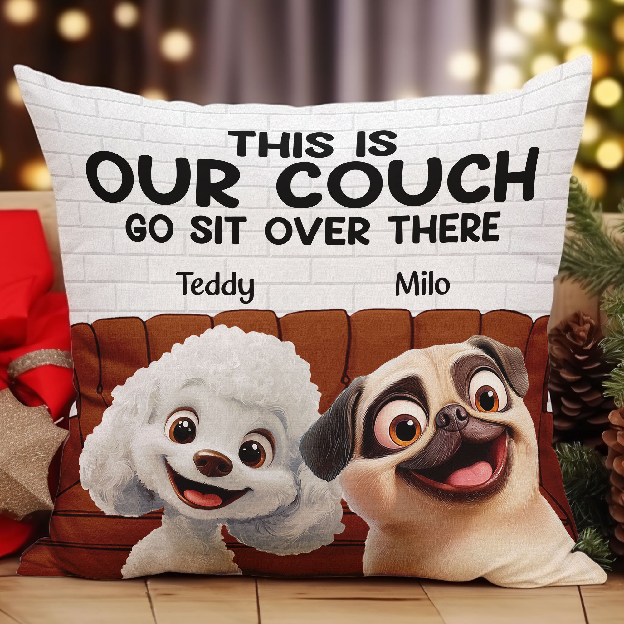 This Is Our Couch - New Cartoon Pet - Personalized Pillow (Insert Included)