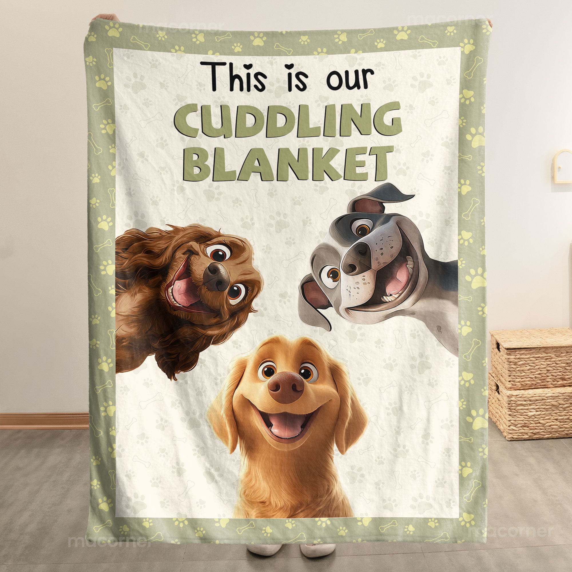 This Is Our Cuddling Blanket - Personalized Blanket