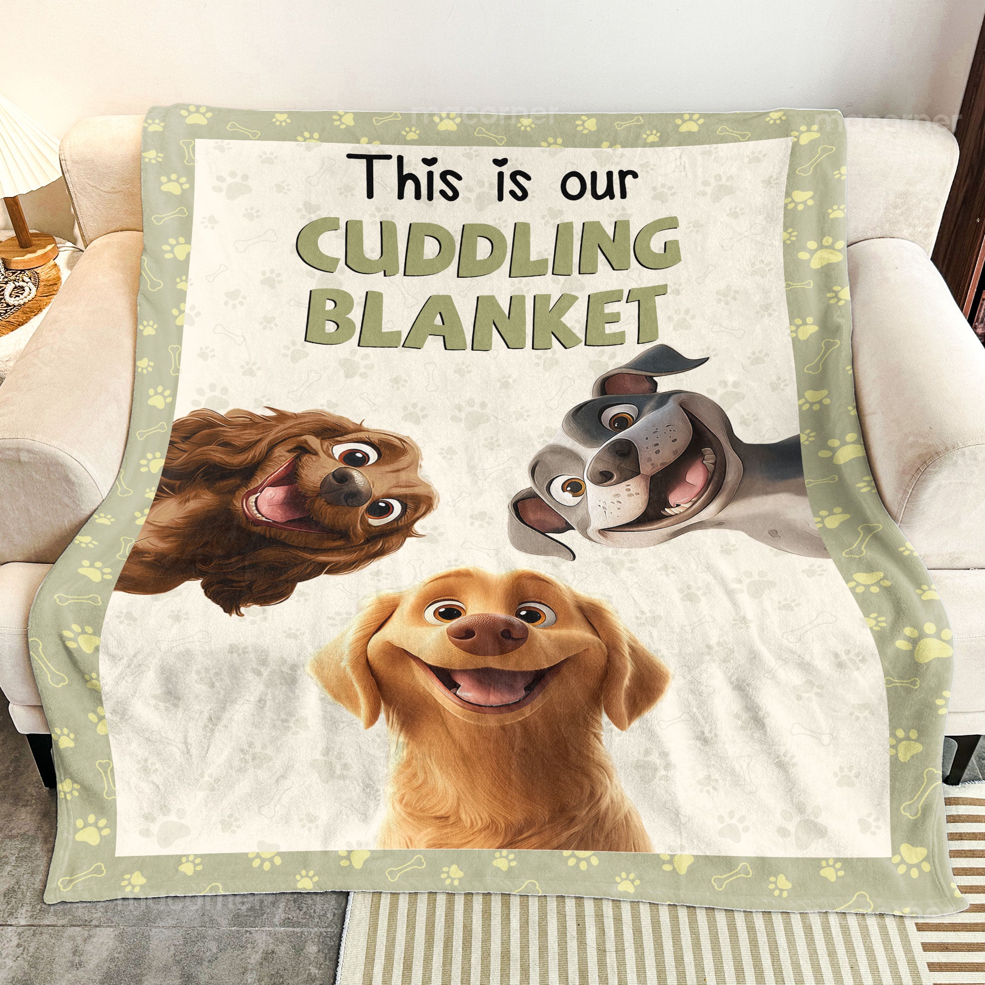 This Is Our Cuddling Blanket - Personalized Blanket