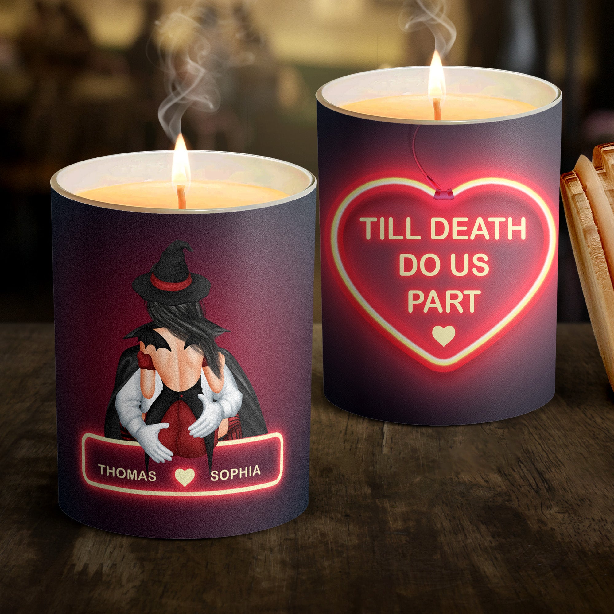 Till Death Do Us Part - Personalized Candle