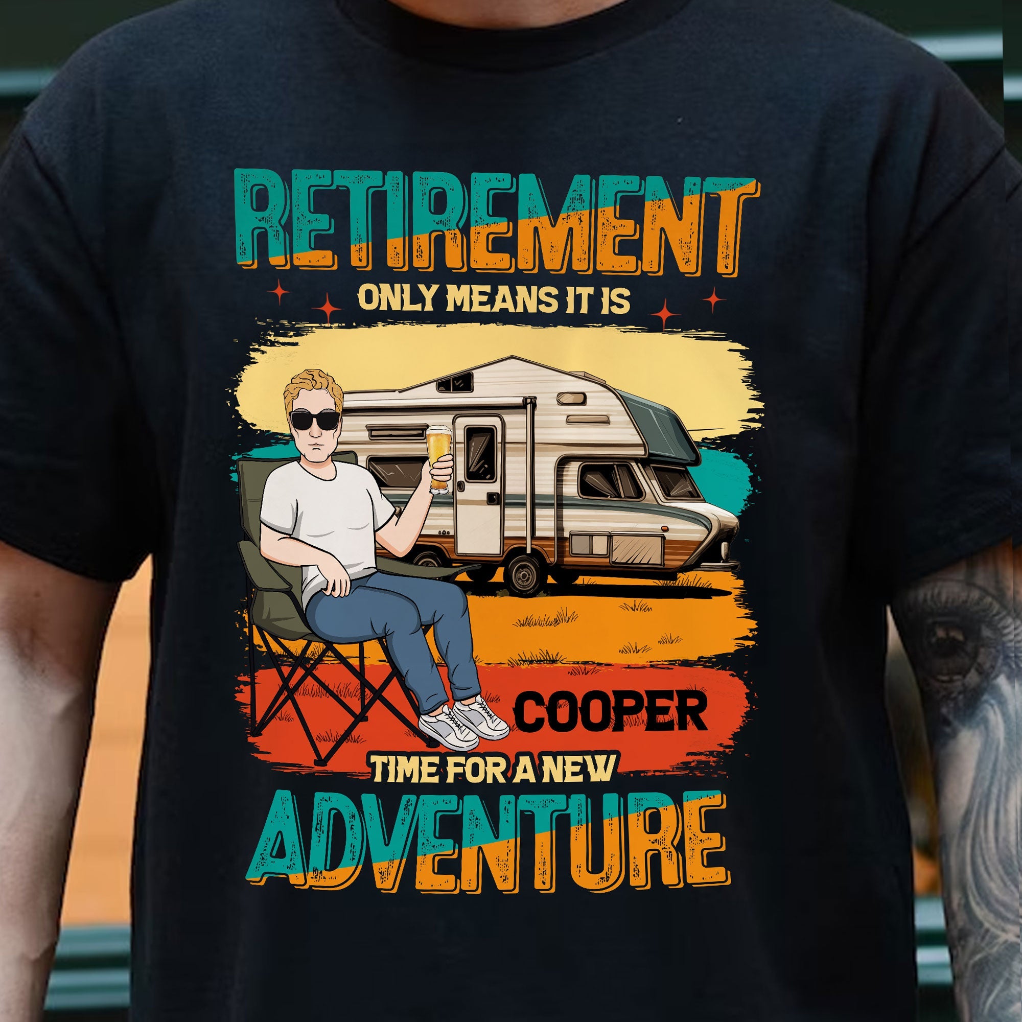 Time For A New Adventure - Personalized Shirt