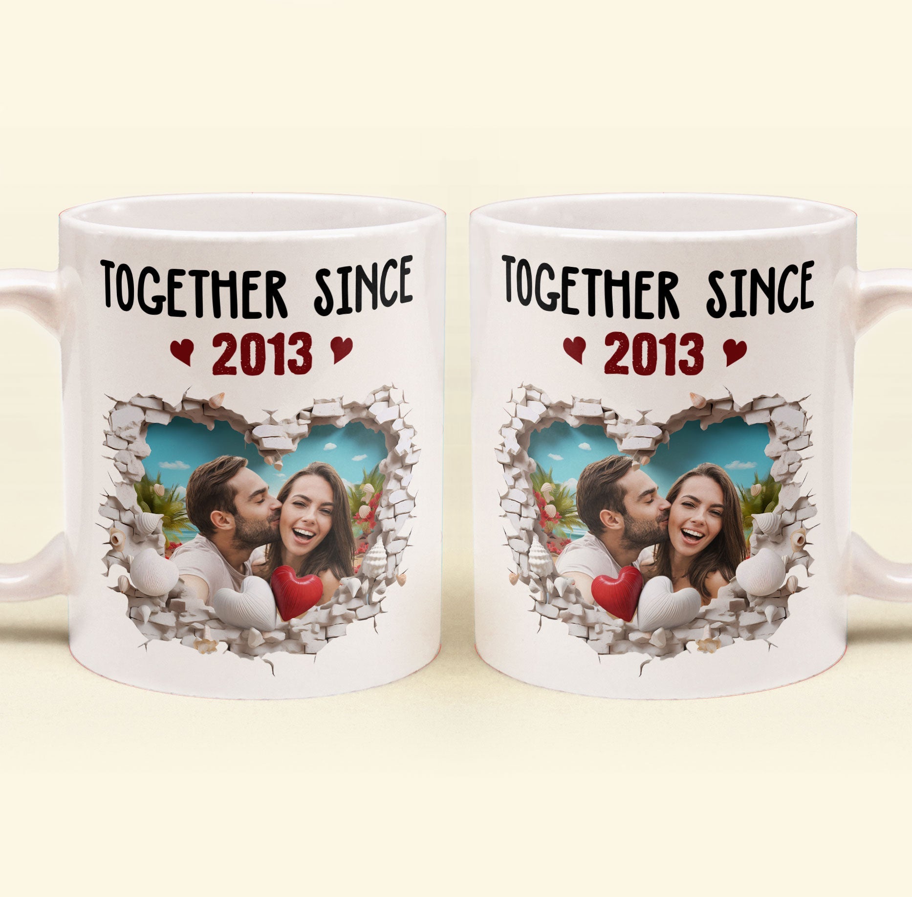 Together Since Anniversary Gift - Personalized Photo Mug