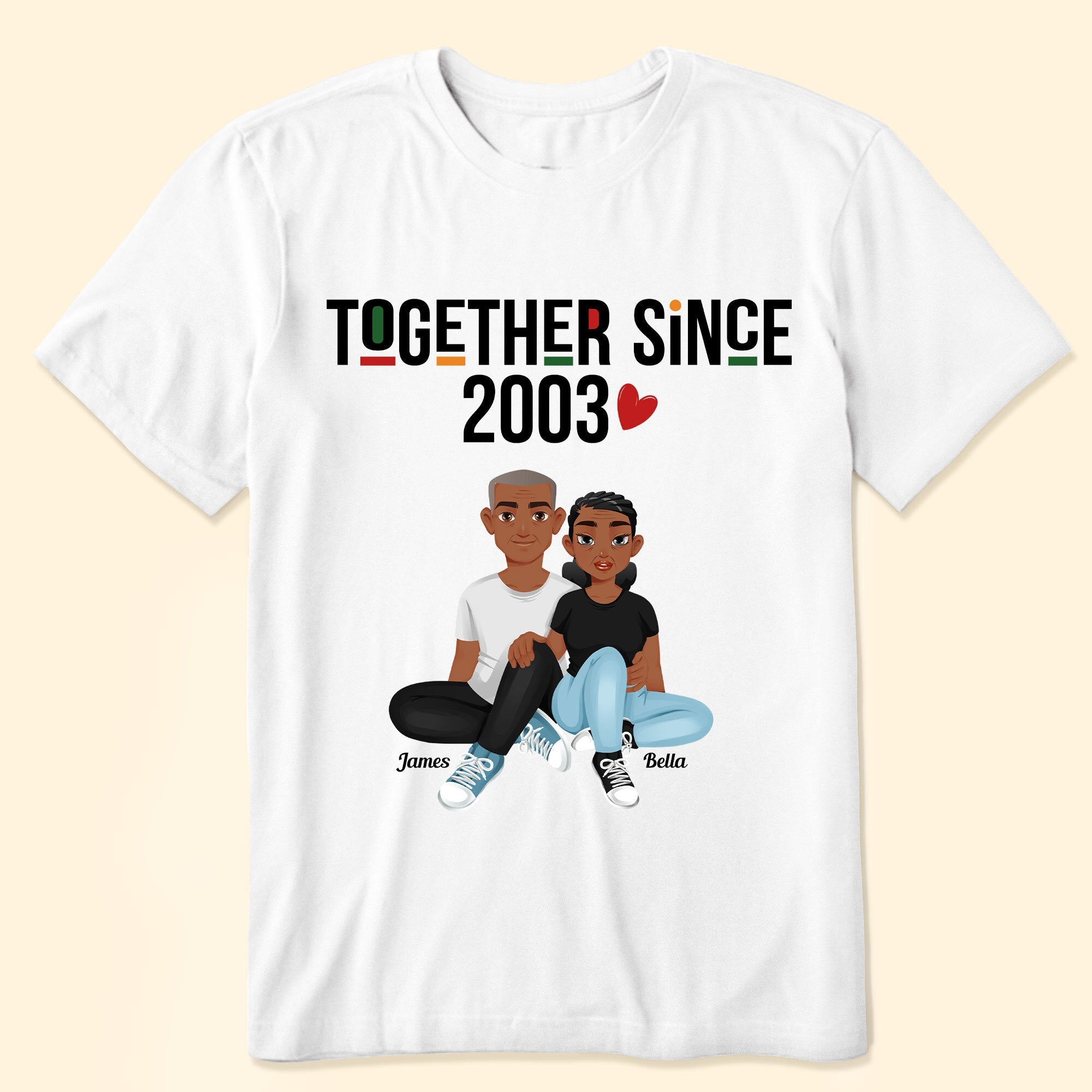 Together Since New Version - Personalized Shirts