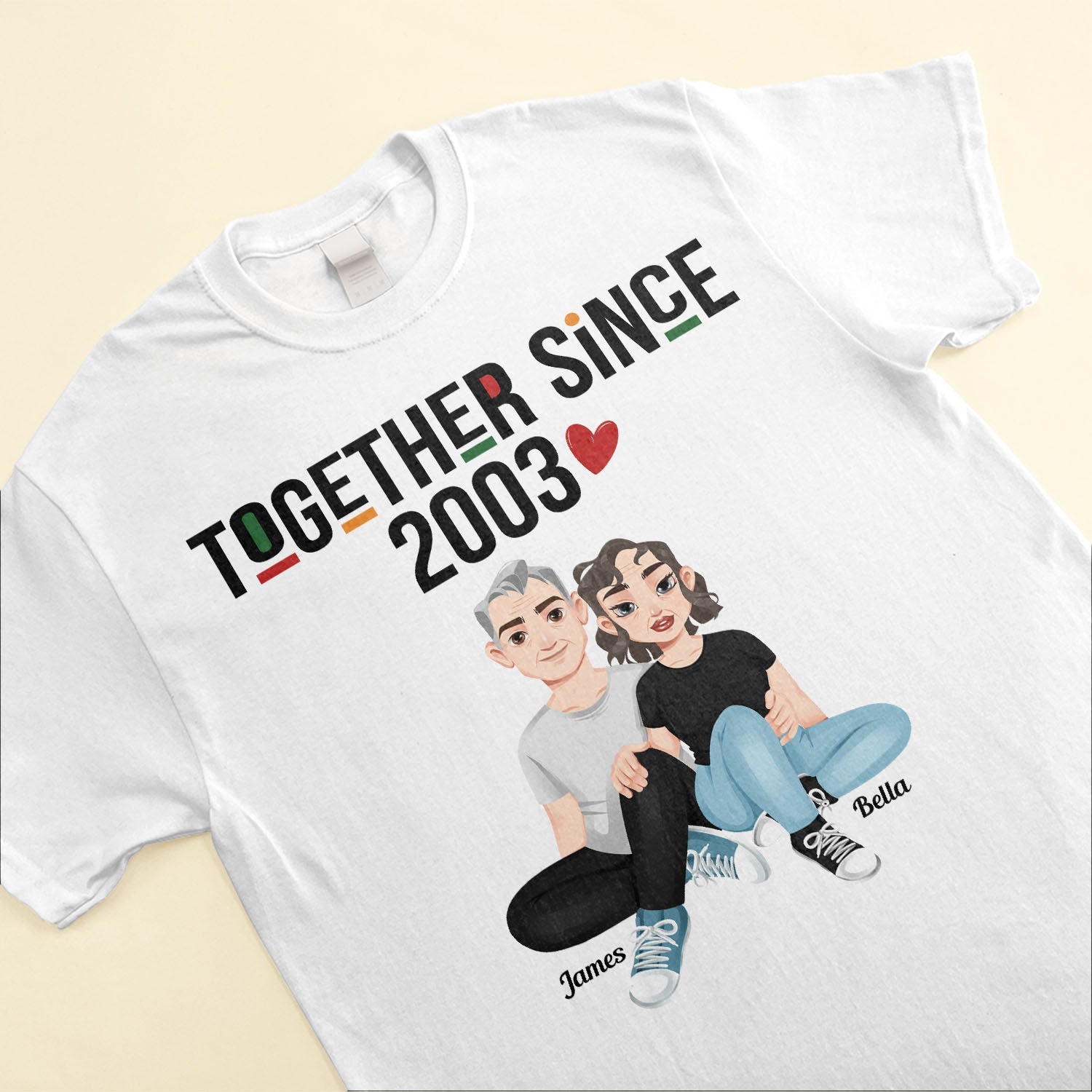 Together Since - Personalized Matching Shirts