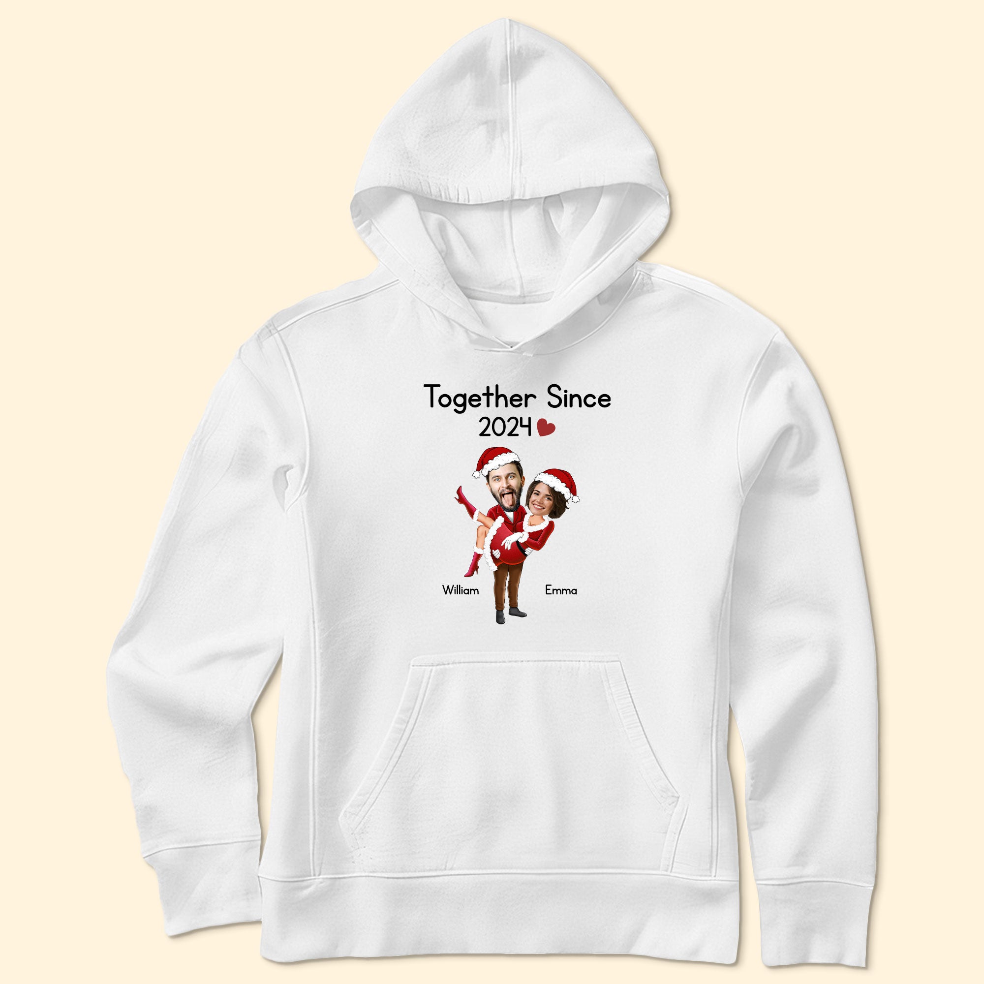 Together Since Santa Clauses - Personalized Photo Shirts