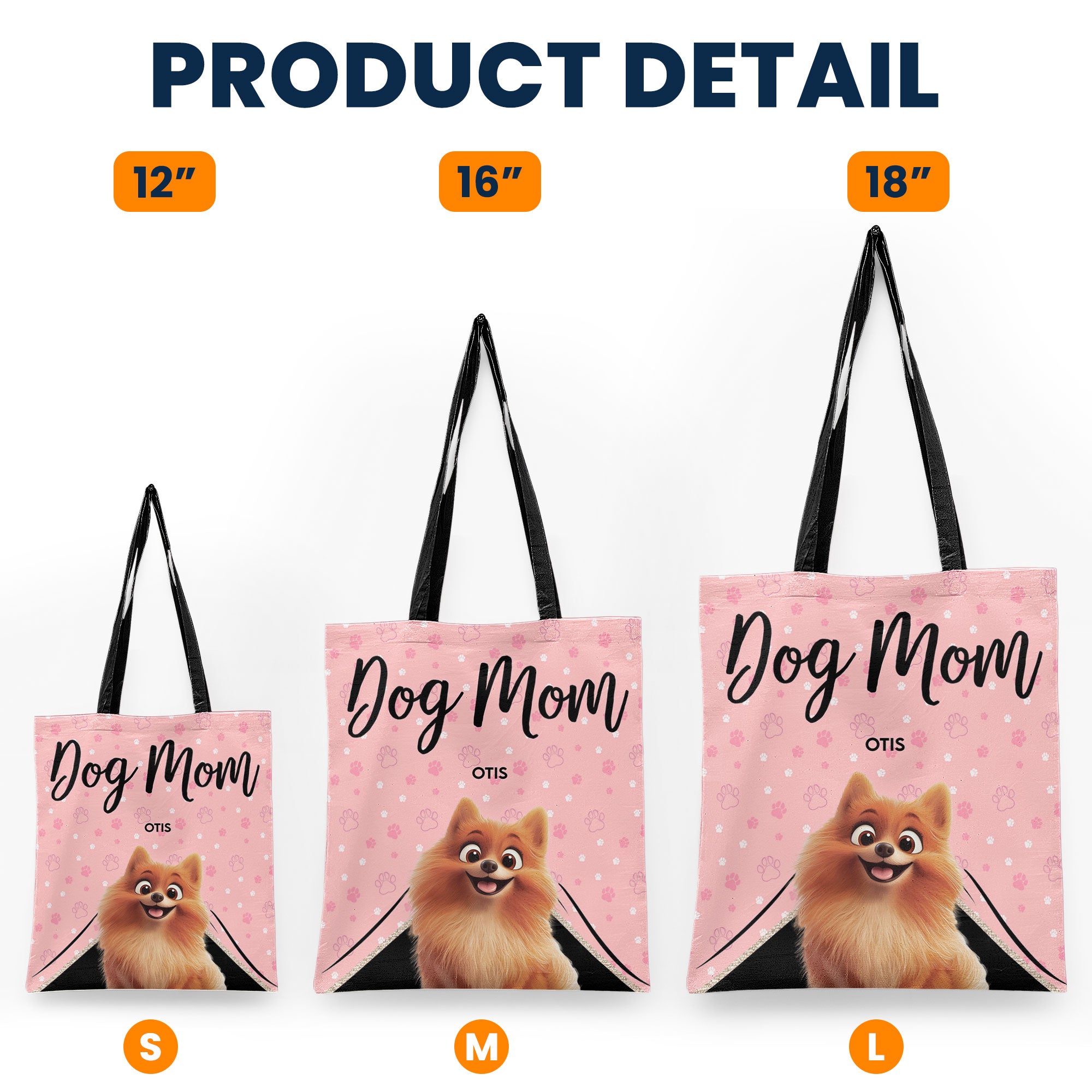 Tote Bag For Dog Mom, Dog Lover - Personalized Tote Bag