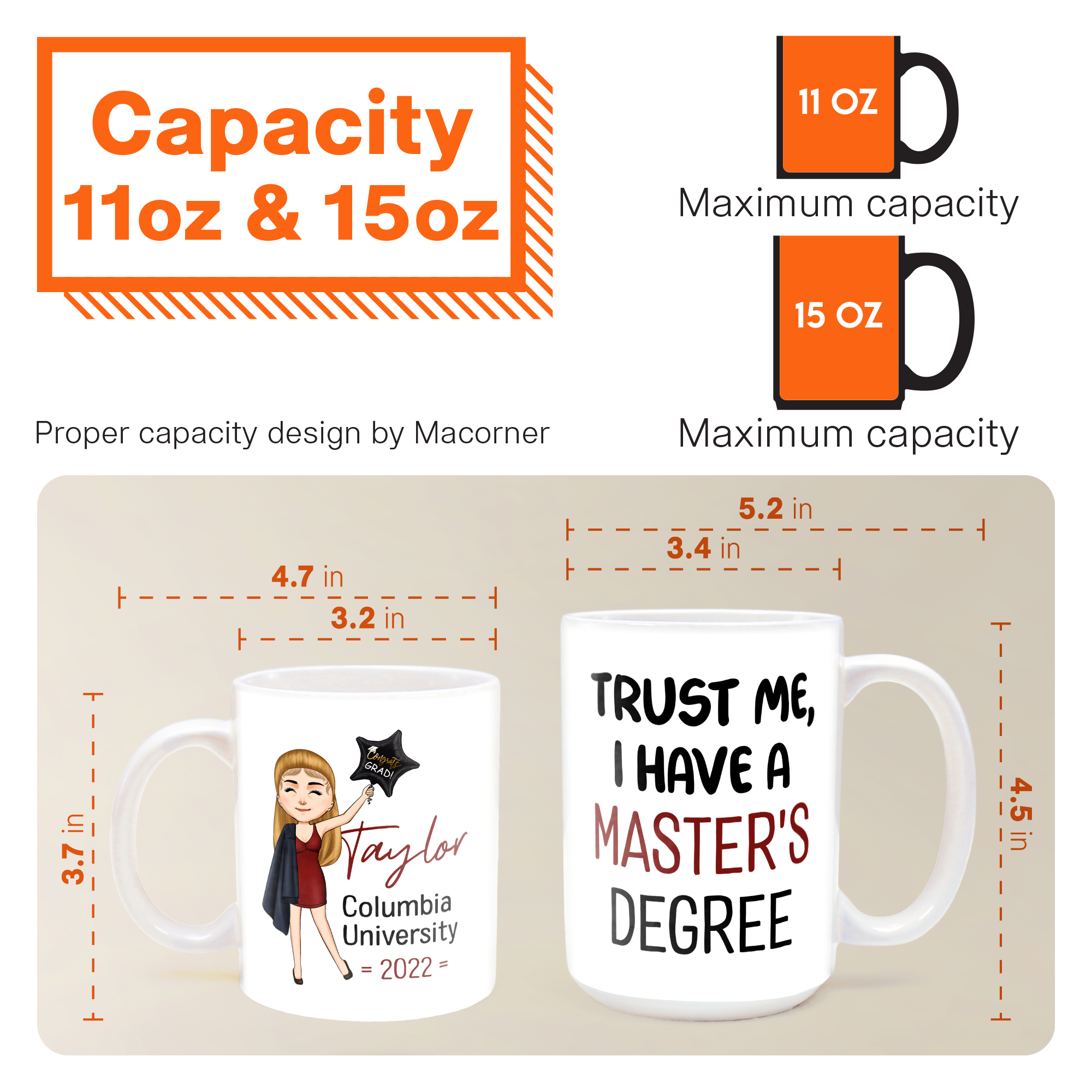 Trust Me I Have A Master Degree - Personalized Mug