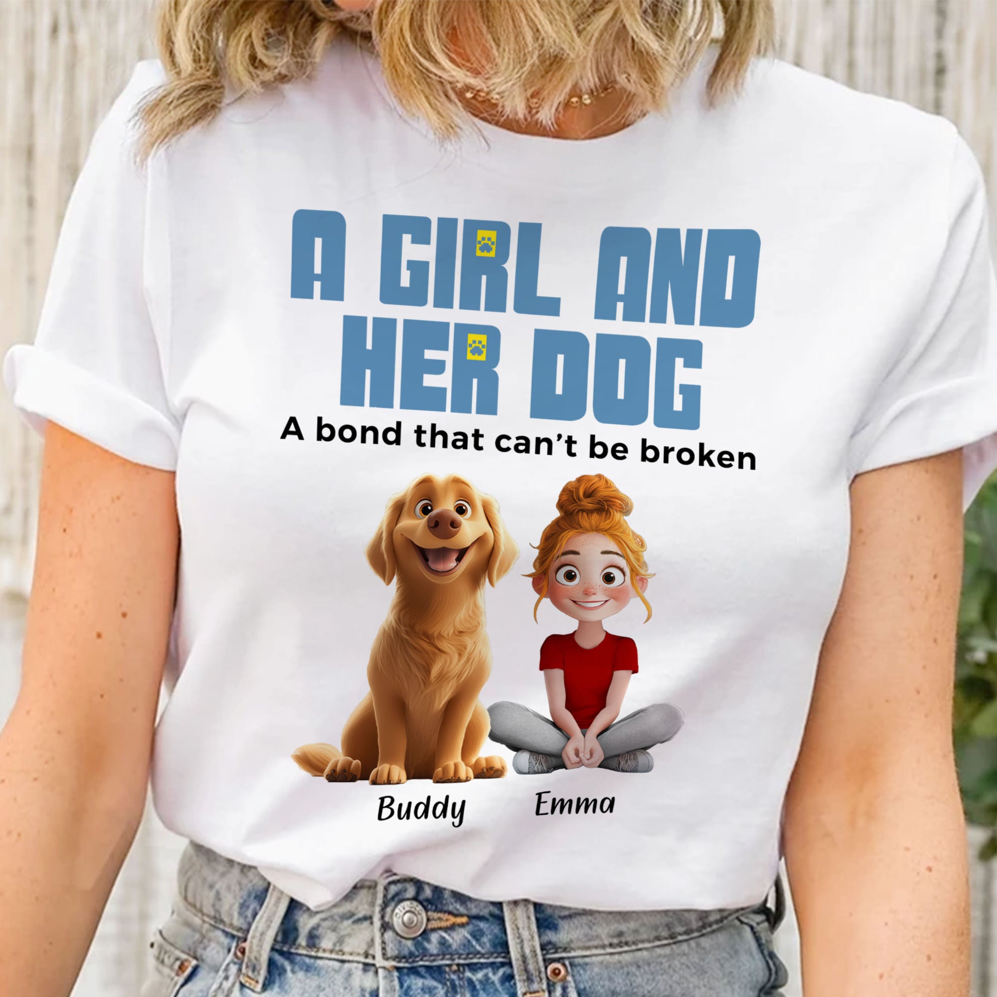 Unbreakable Bond With My Dogs- Personalized Shirt