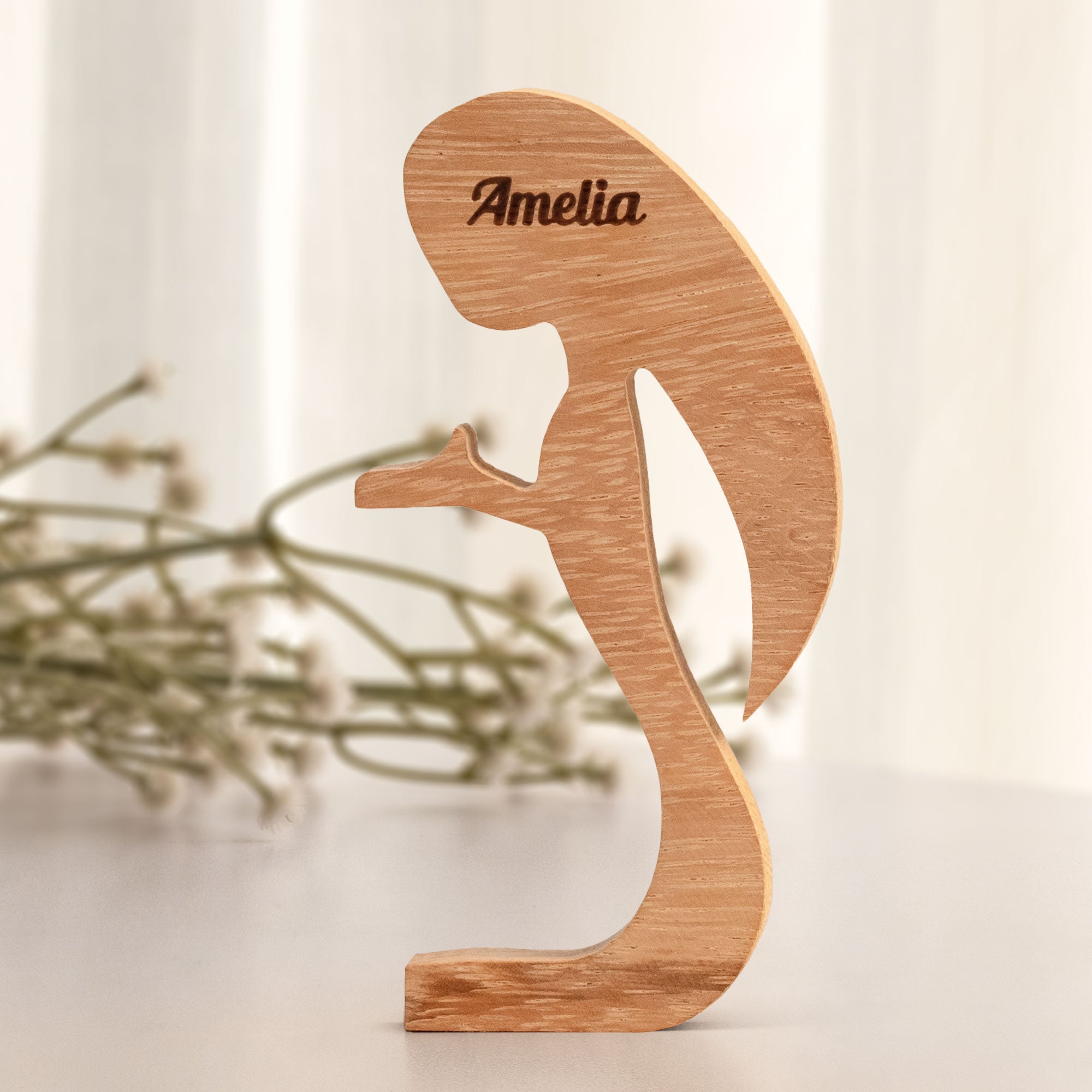 Unique Gift For Dog Lovers - Personalized Wood Sculpture