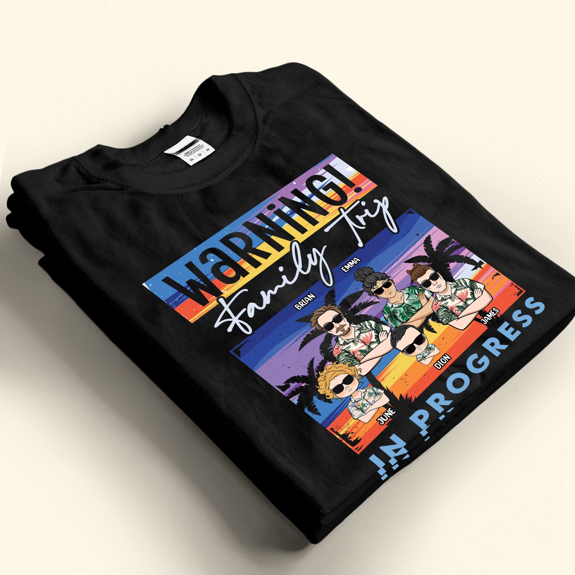 Warning, Family Trip Is Coming - Personalized Shirt