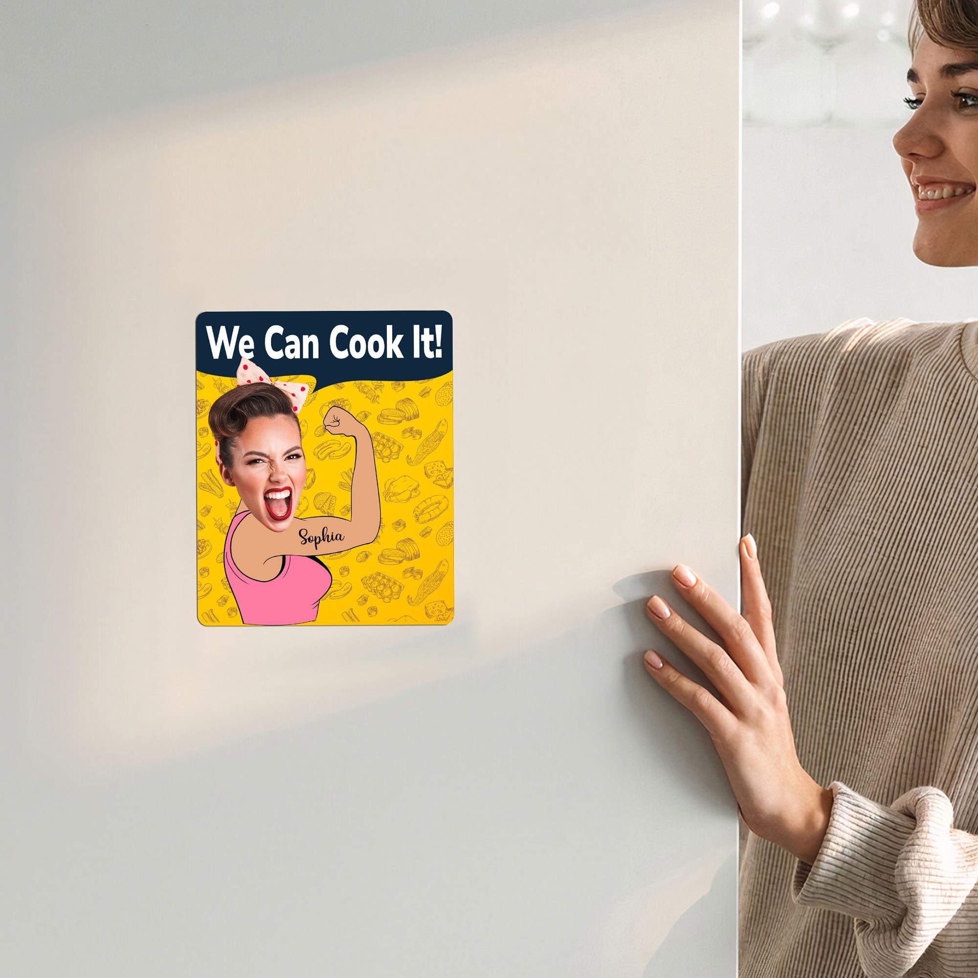 We Can Cook It! - Personalized Photo Magnet