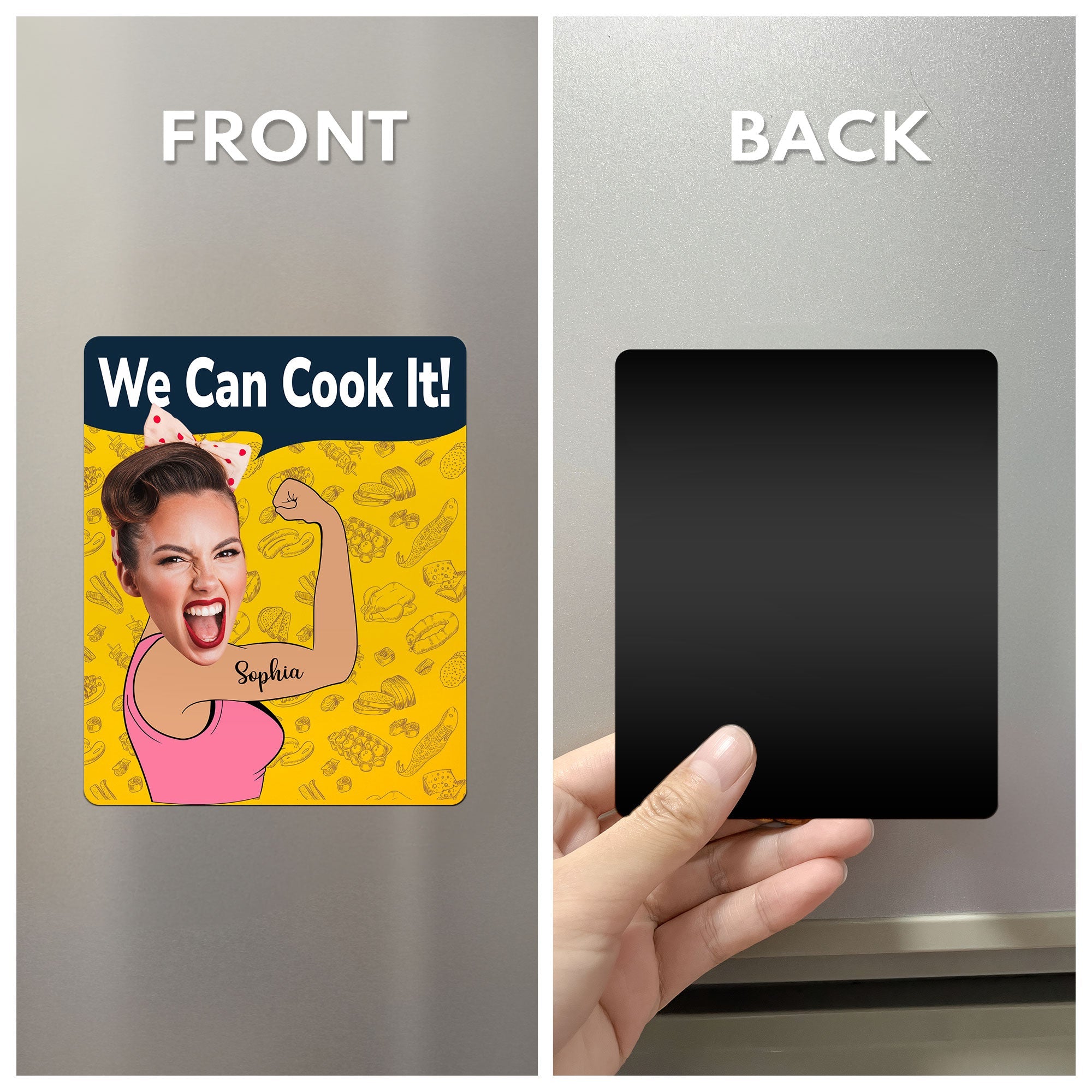 We Can Cook It! - Personalized Photo Magnet